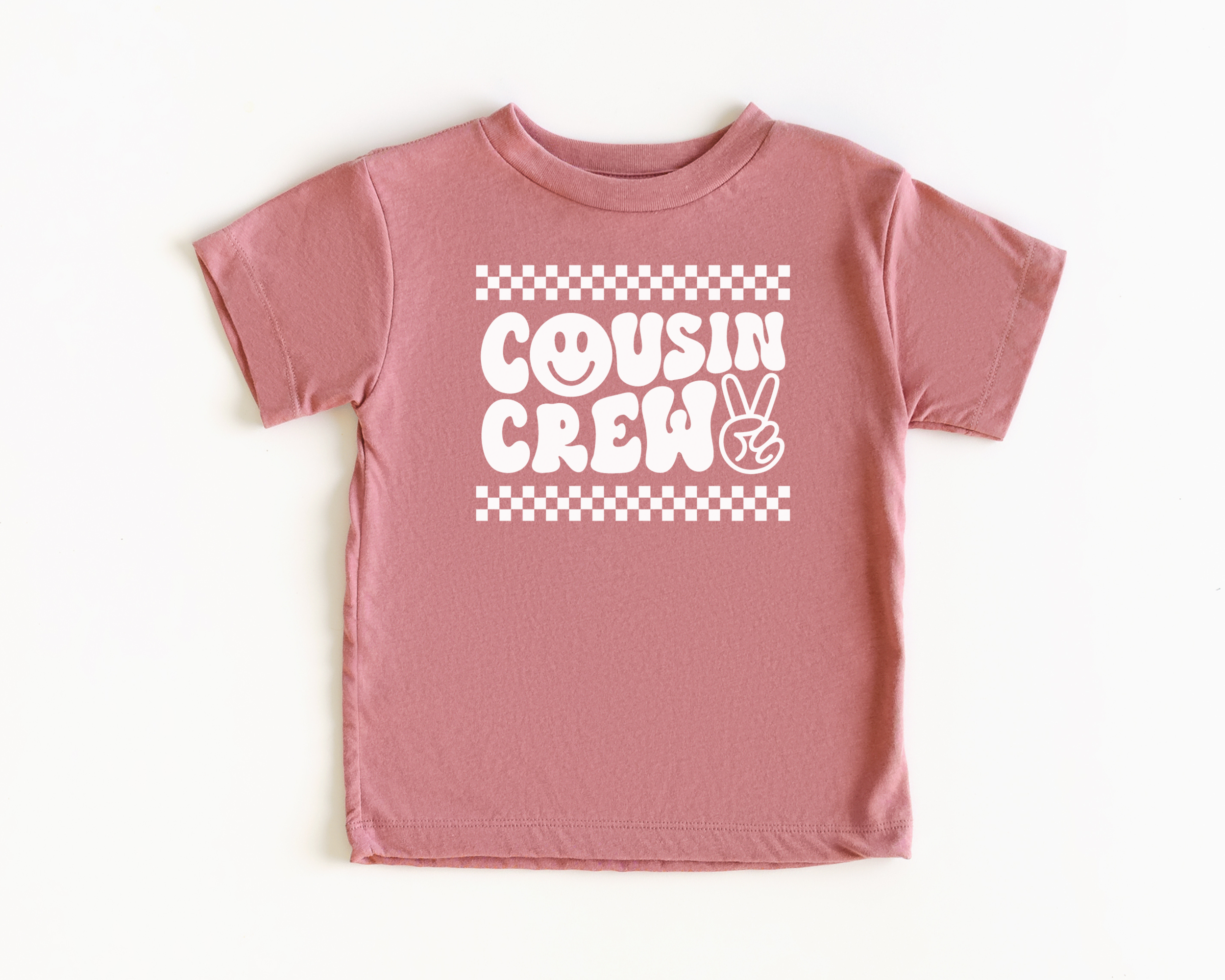Checkered Cousin Crew T-Shirt