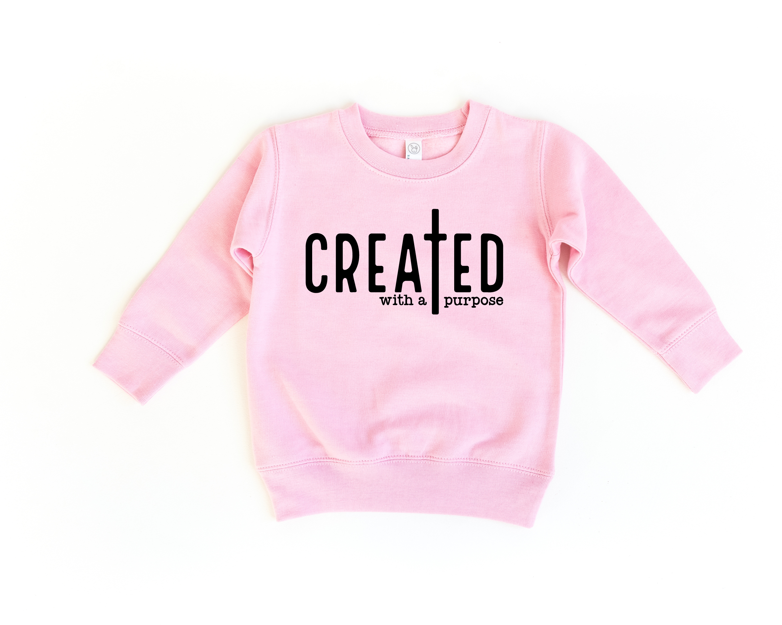 Created With A Purpose Sweatshirt | Kids Christian Shirt