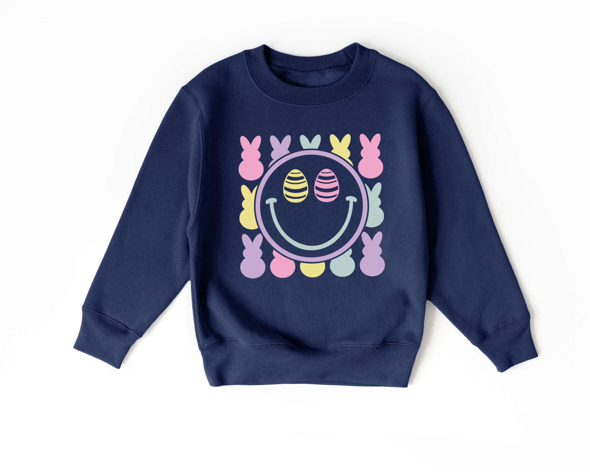 Retro smiley - Kids Easter sweatshirt