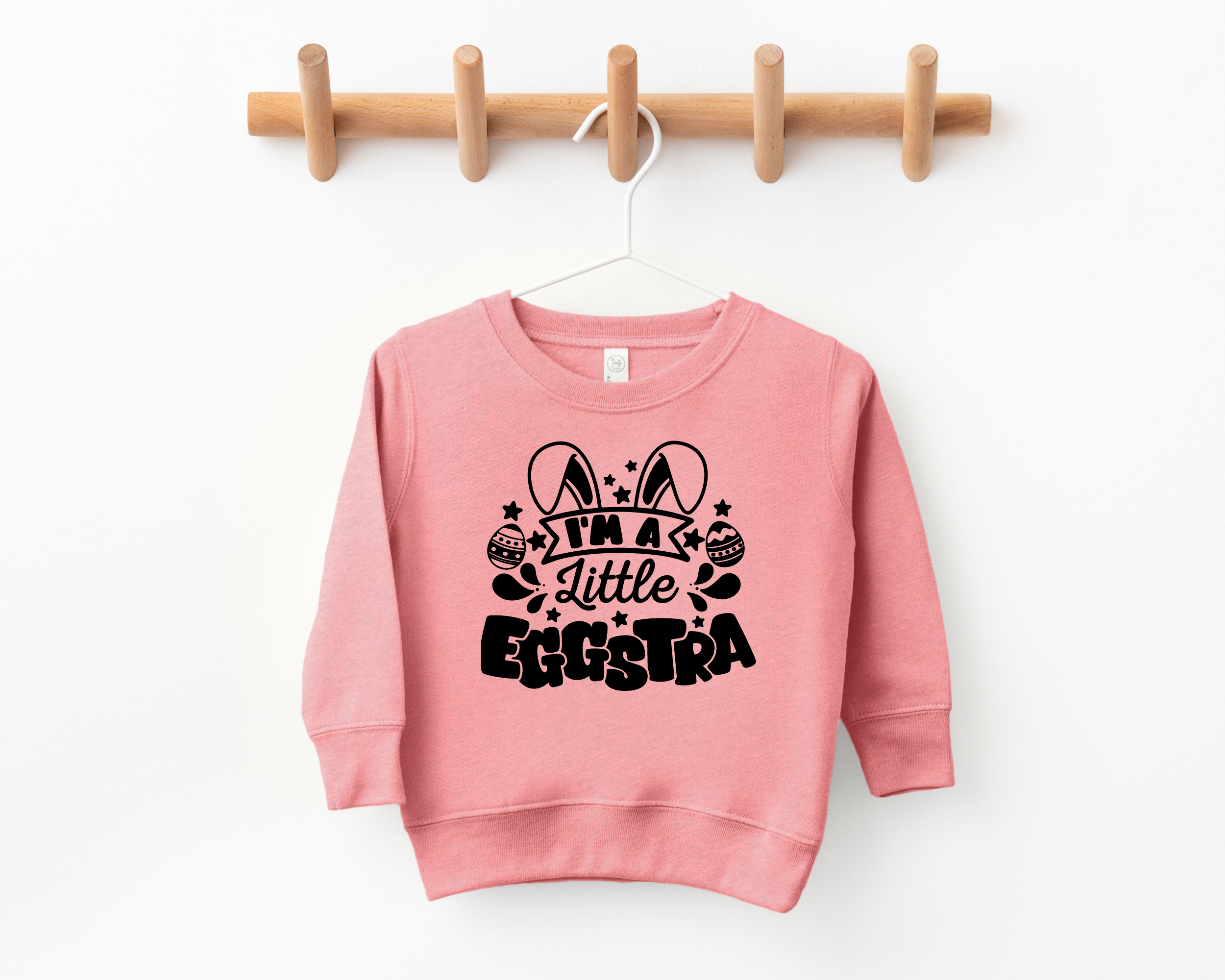 I'm a little eggstra -- kids sweatshirt