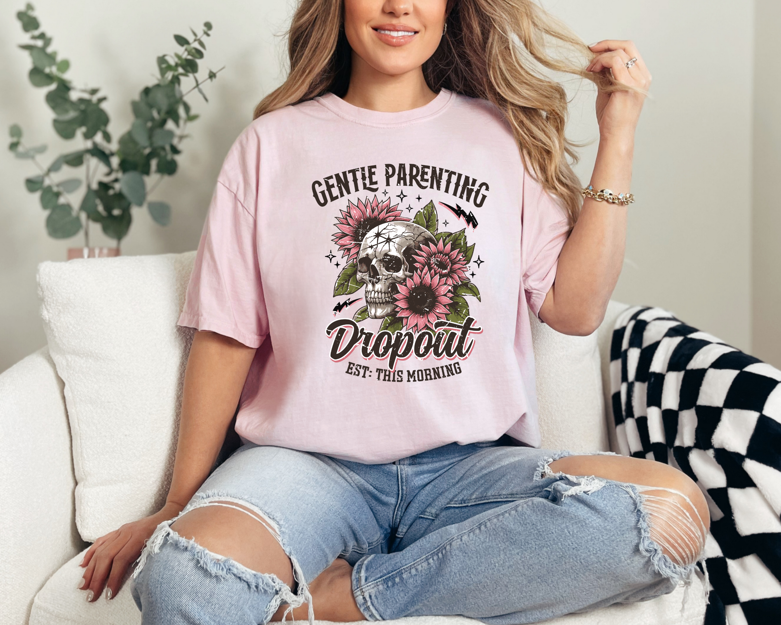Gentle Parenting Dropout T-shirt | Funny Mom Shirt