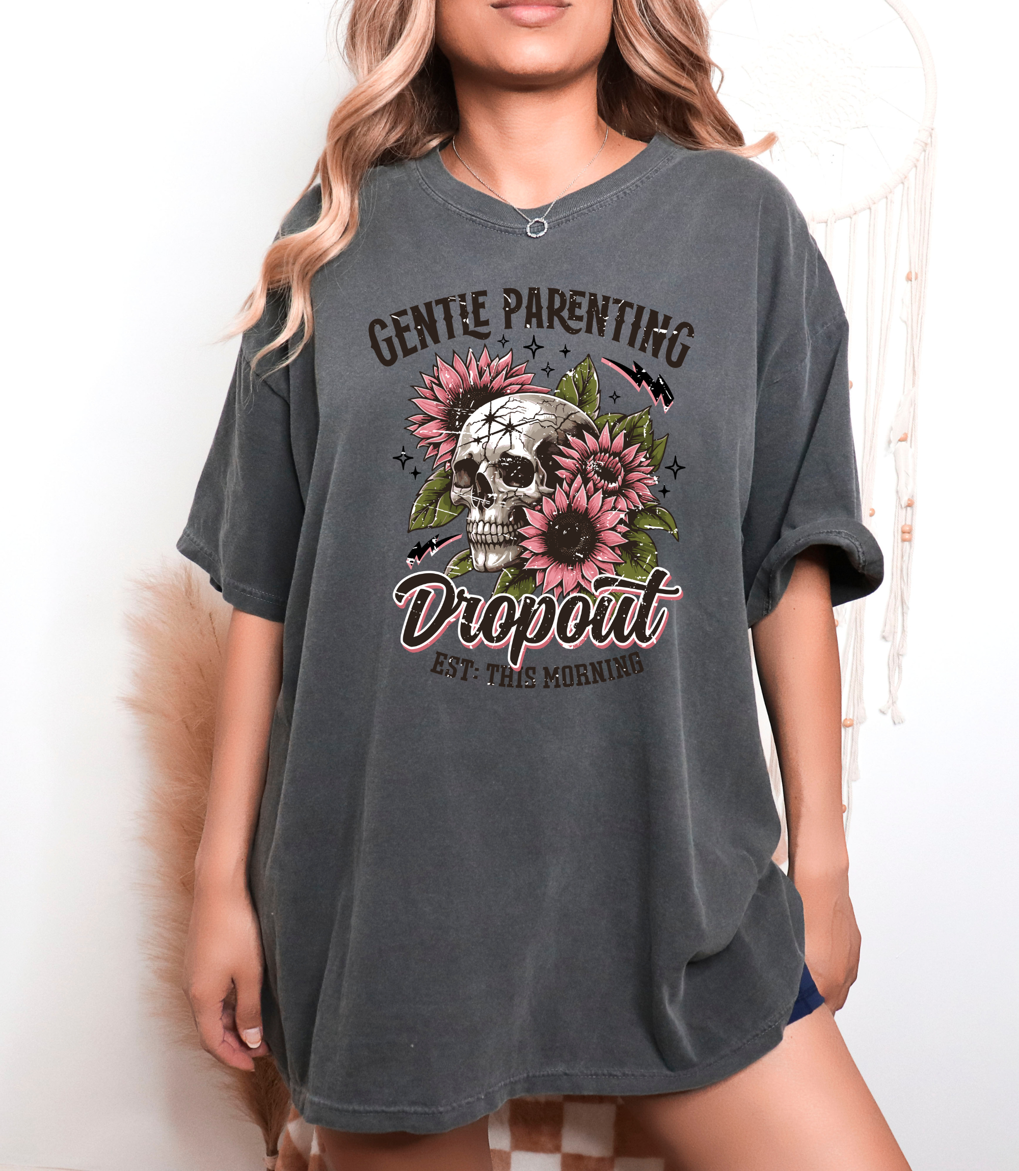 Gentle Parenting Dropout T-shirt | Funny Mom Shirt