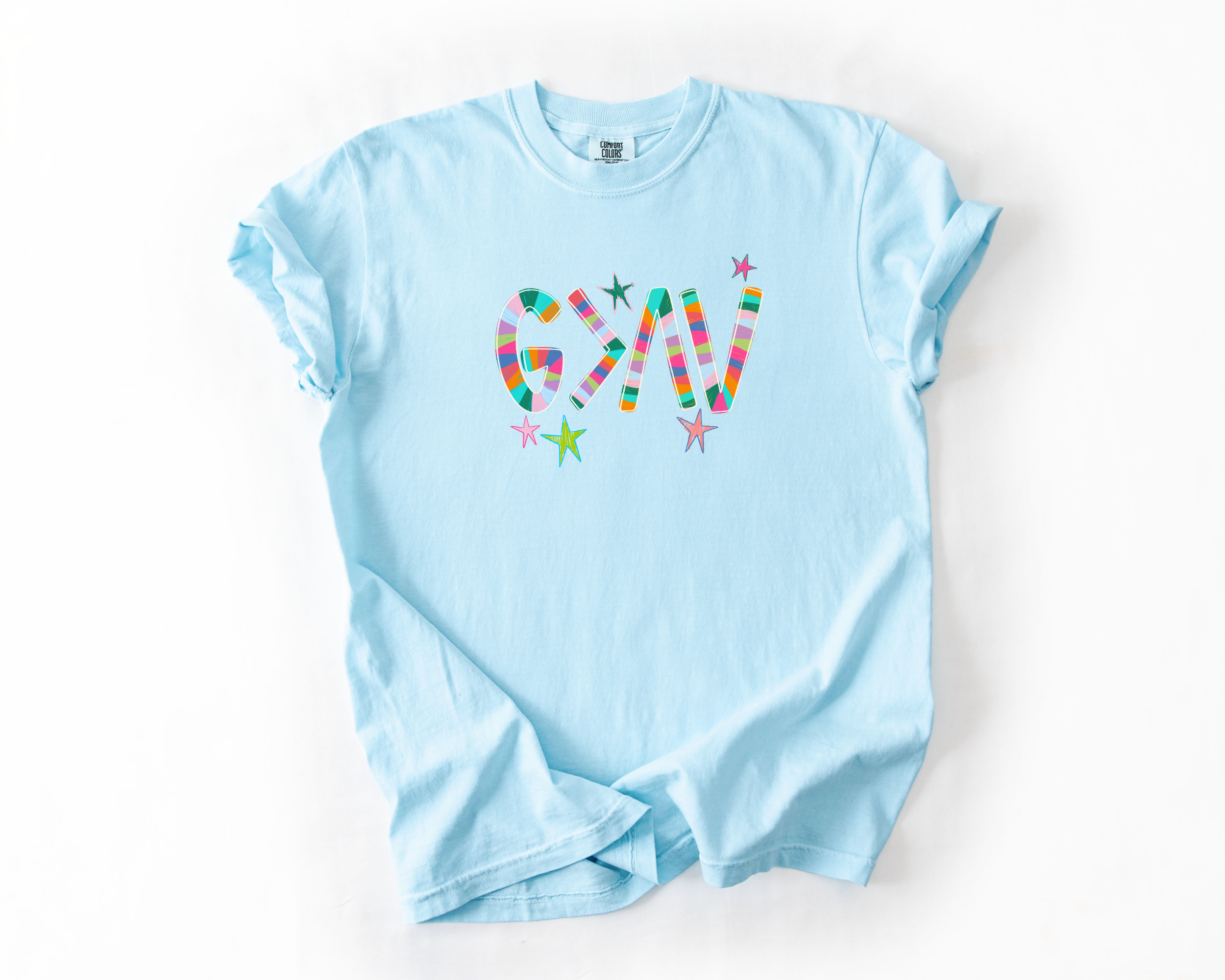 God Is Greater Than The Highs and Lows Tee | Women's Christian Shirt