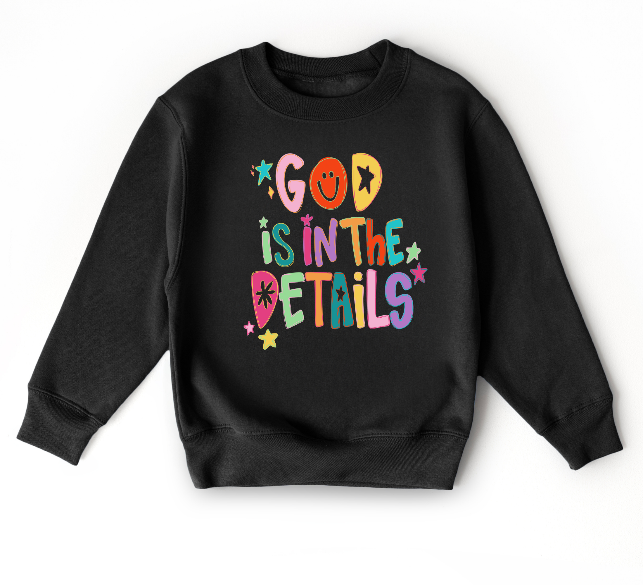 God Is In The Details Sweatshirt | Kids Christian Sweatshirt