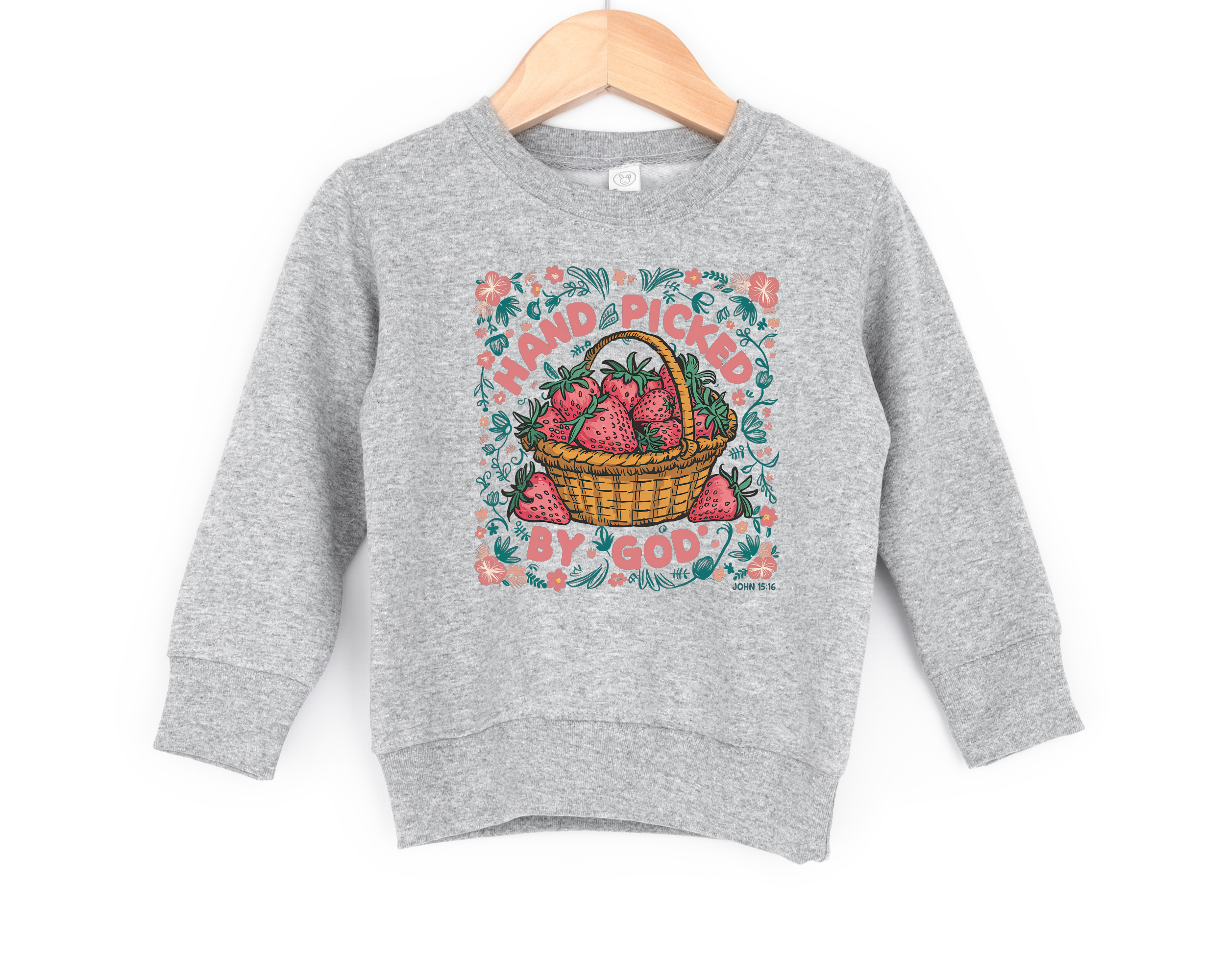 Hand picked by God Sweatshirt | Girls Christian Sweatshirt