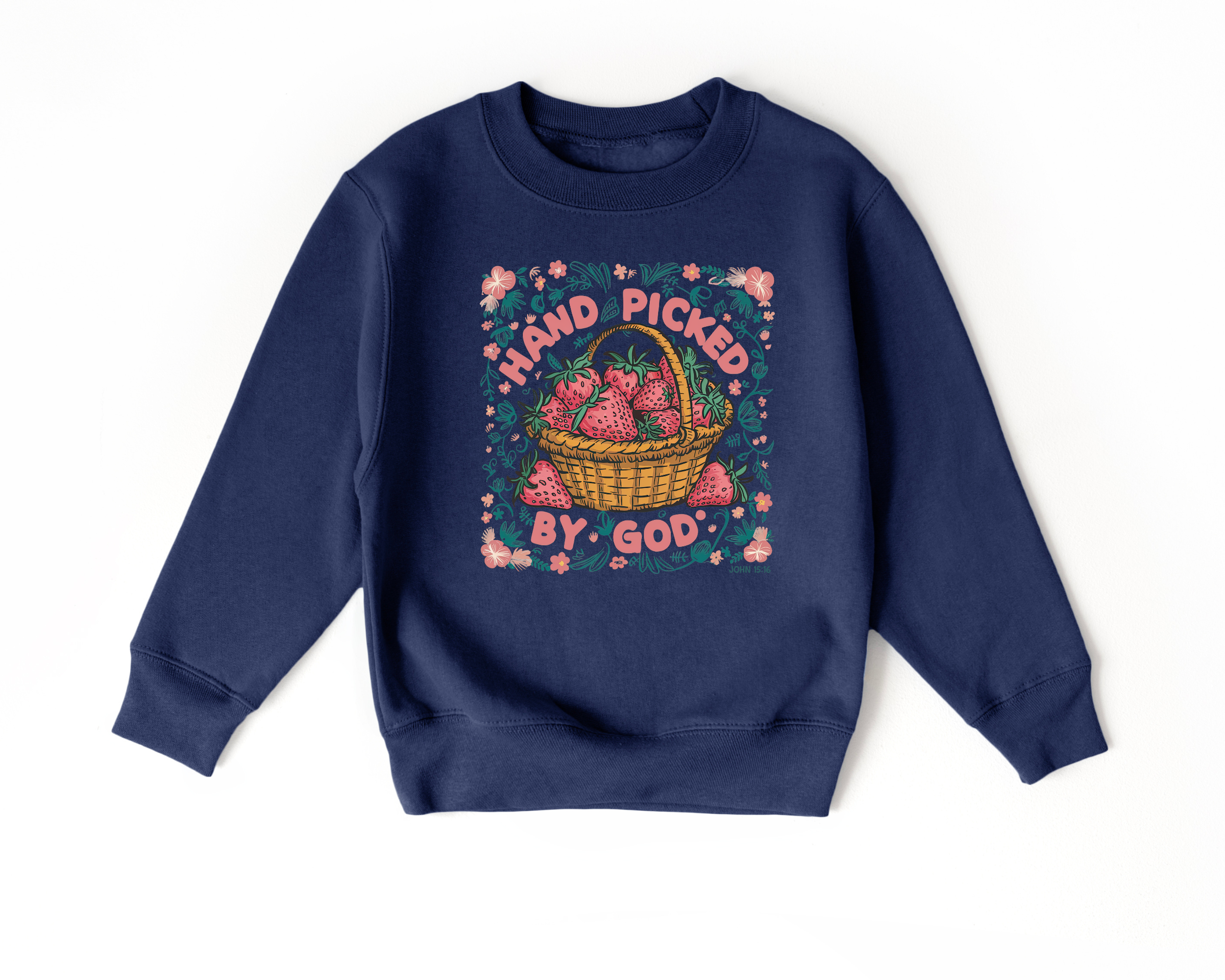 Hand picked by God Sweatshirt | Girls Christian Sweatshirt