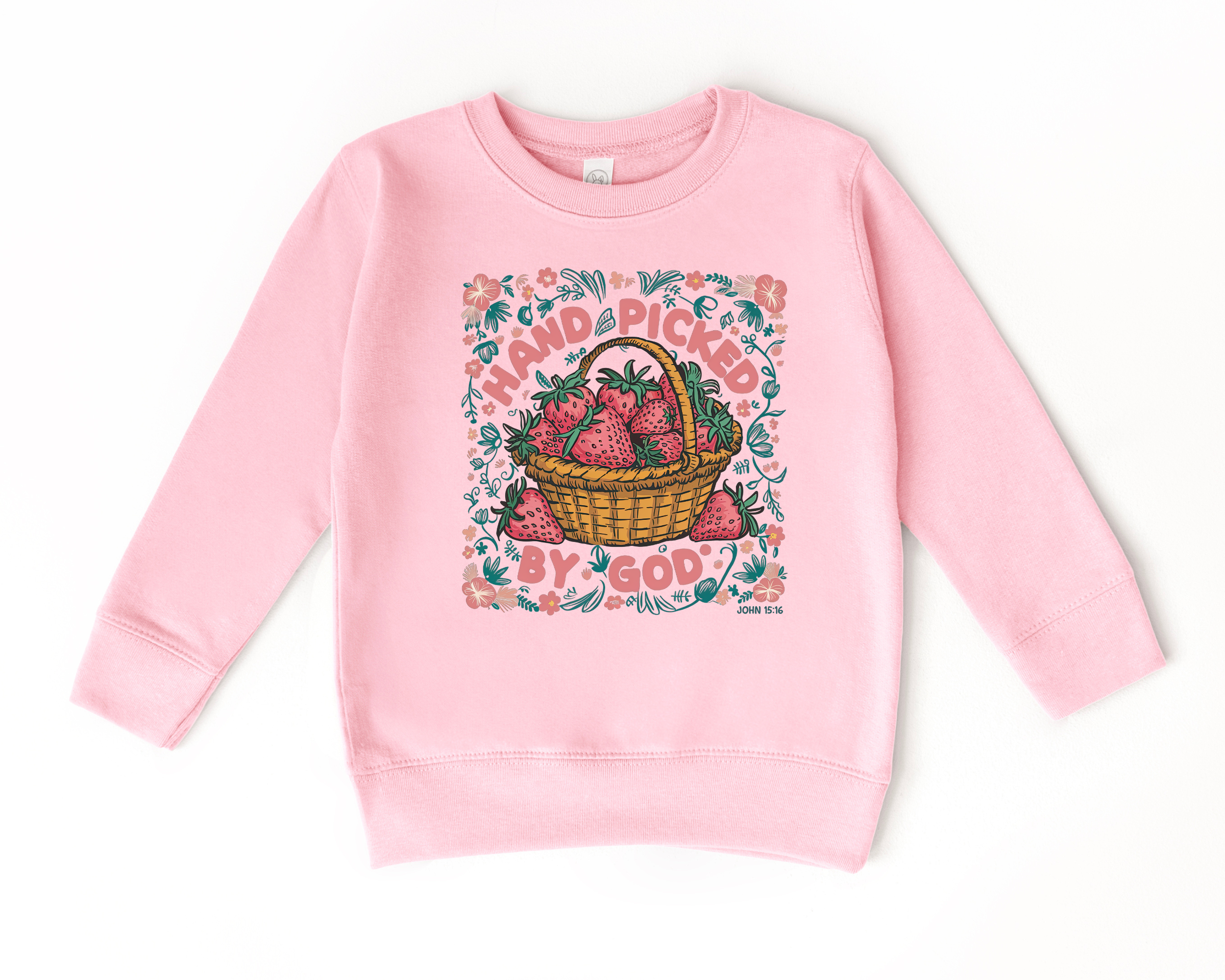 Hand picked by God Sweatshirt | Girls Christian Sweatshirt