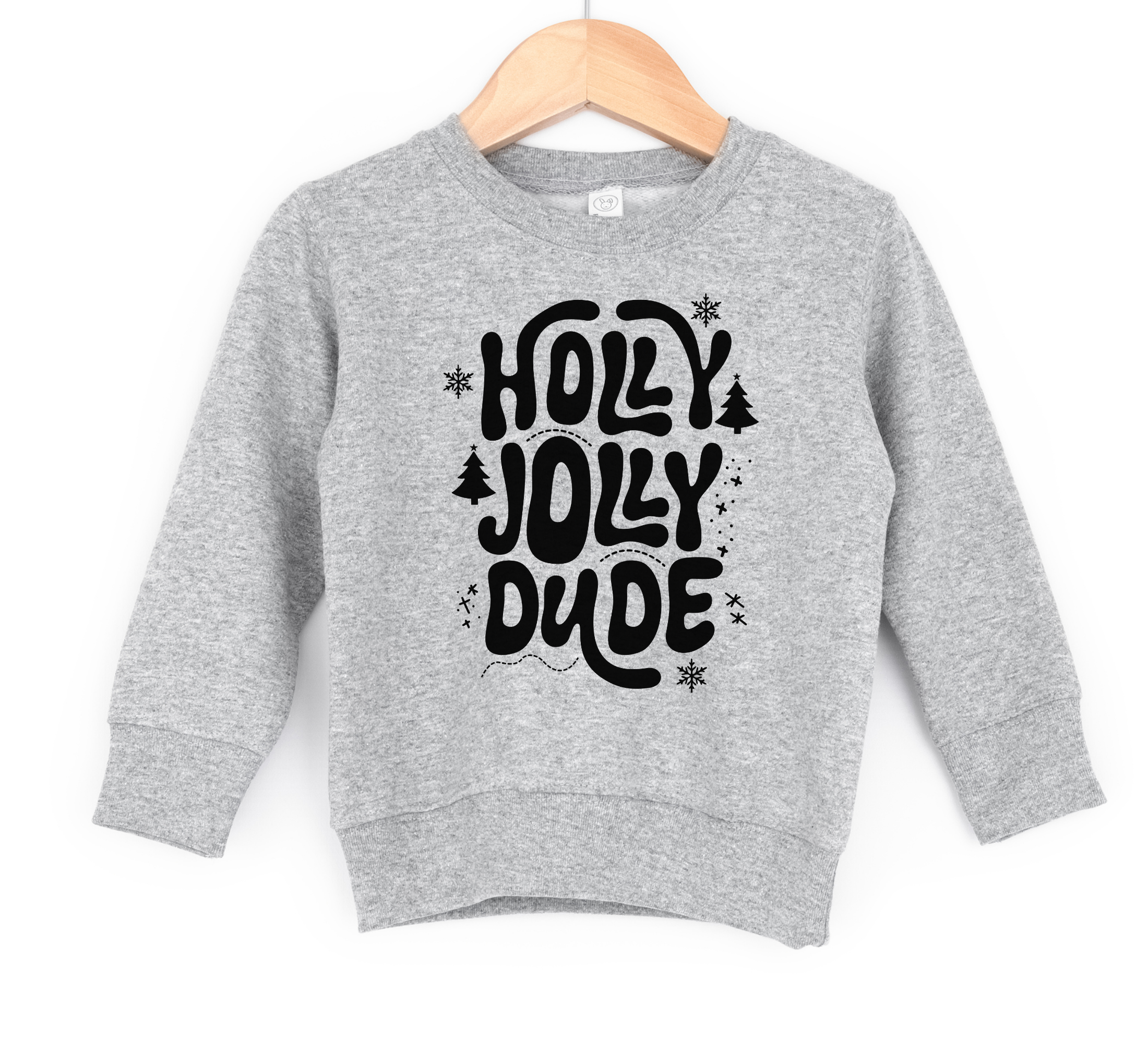 Holly Jolly Dude Sweatshirt | Boys Christmas Shirt