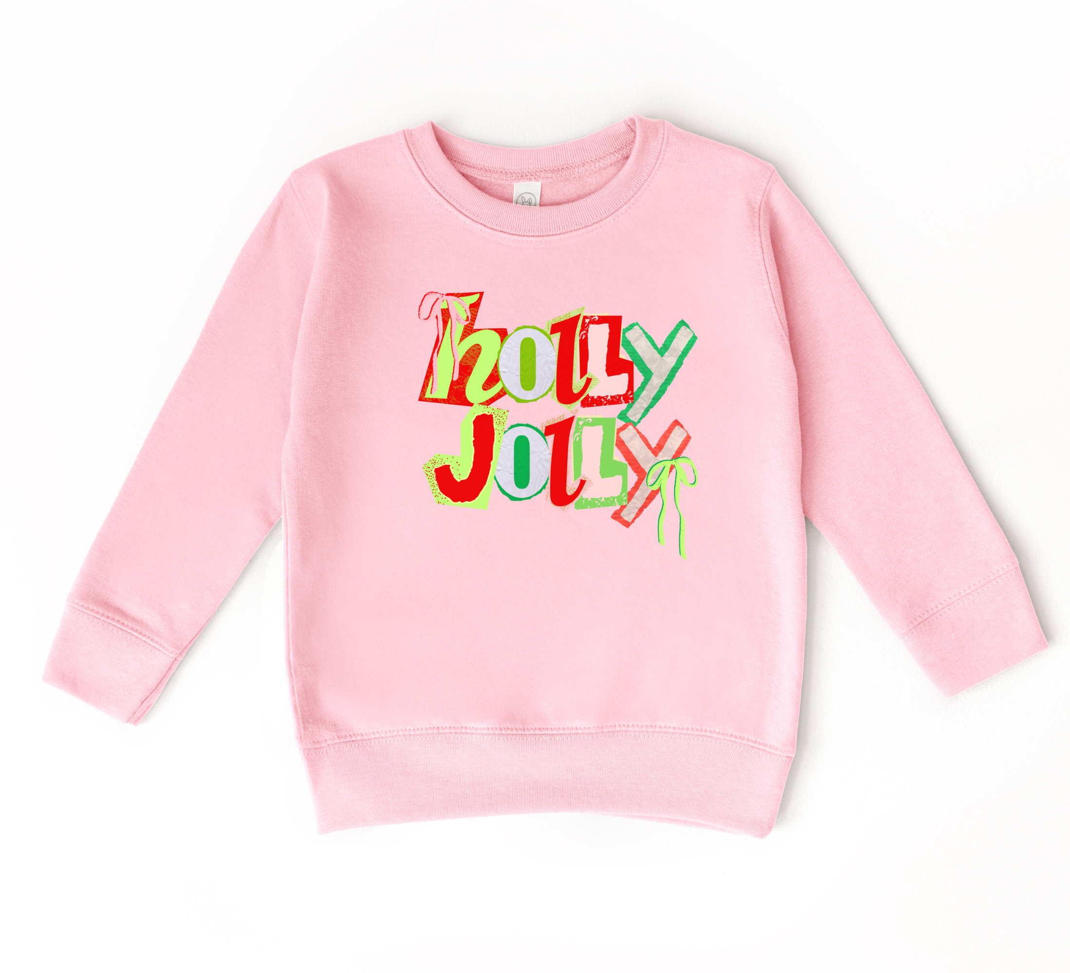 Holly Jolly Scrapbook Sweatshirt | Kids Christmas Shirt