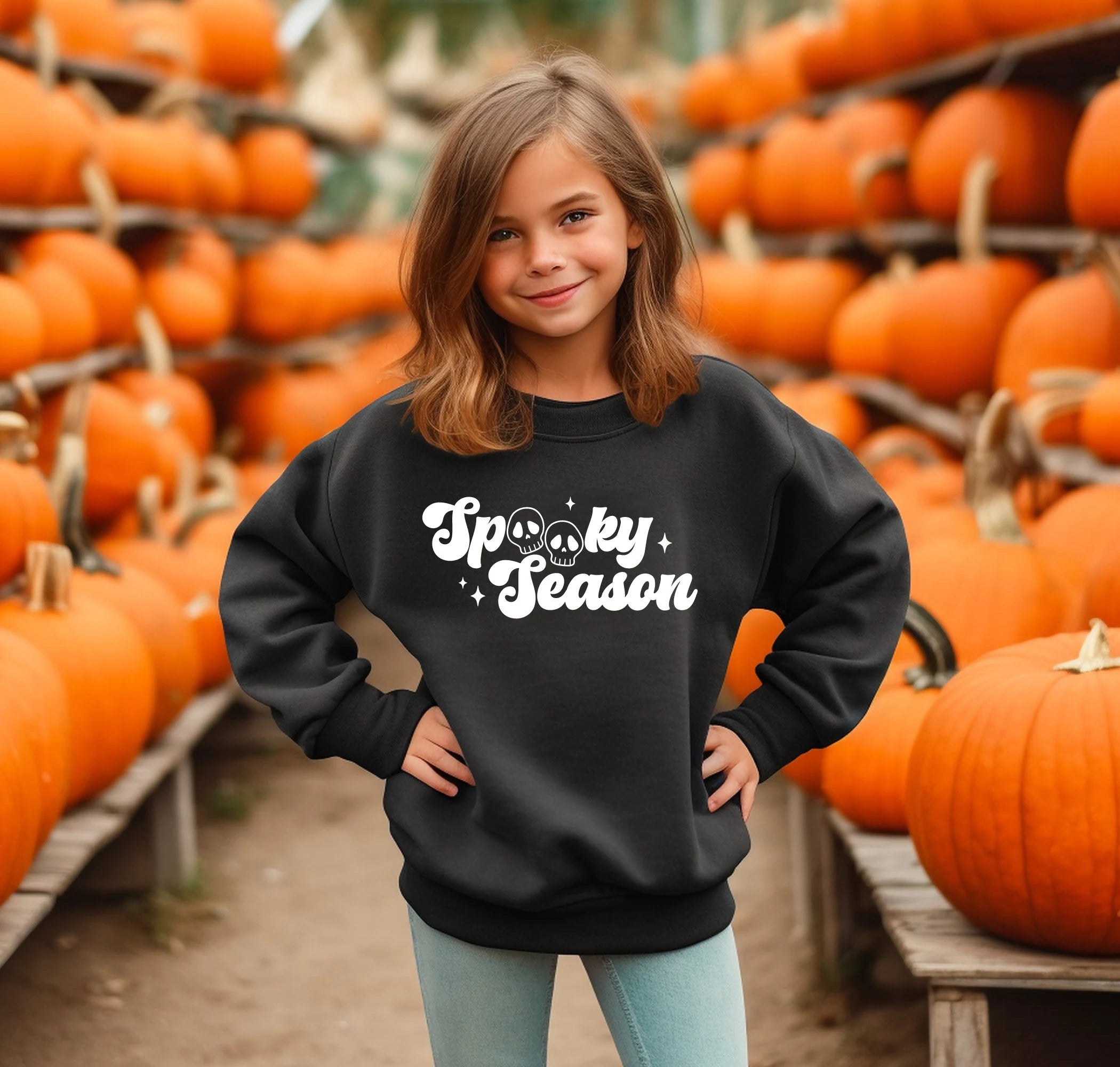 Spooky Season Sweatshirt | Kids Halloween Sweatshirt