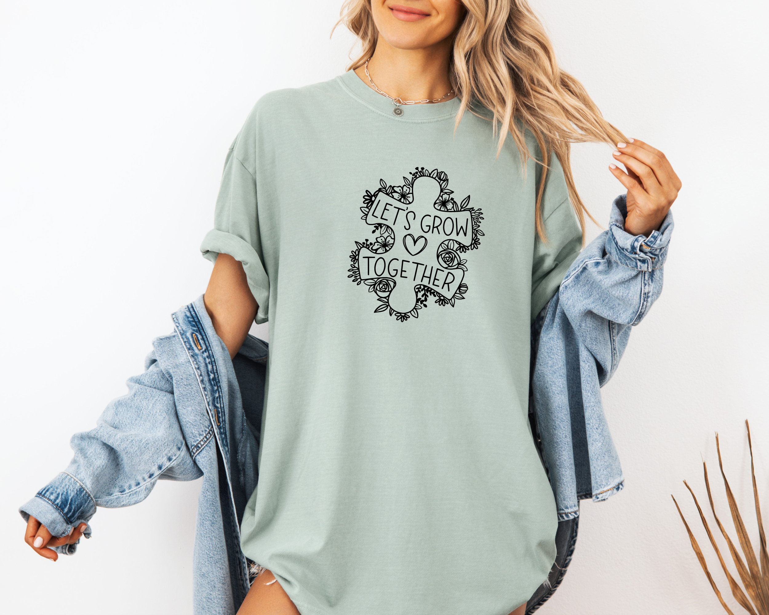 Let's grow together  - adult shirt