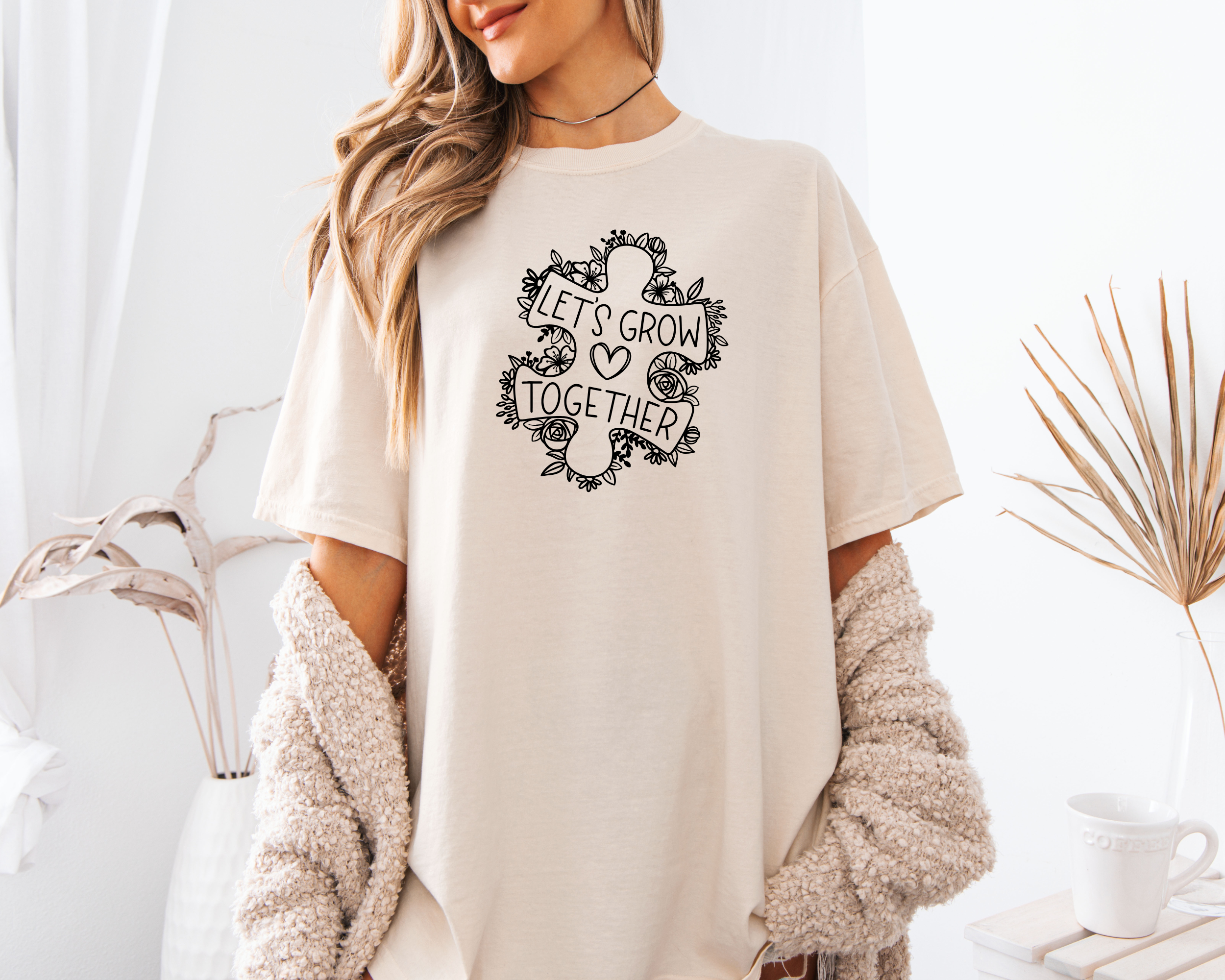 Let's grow together  - adult shirt