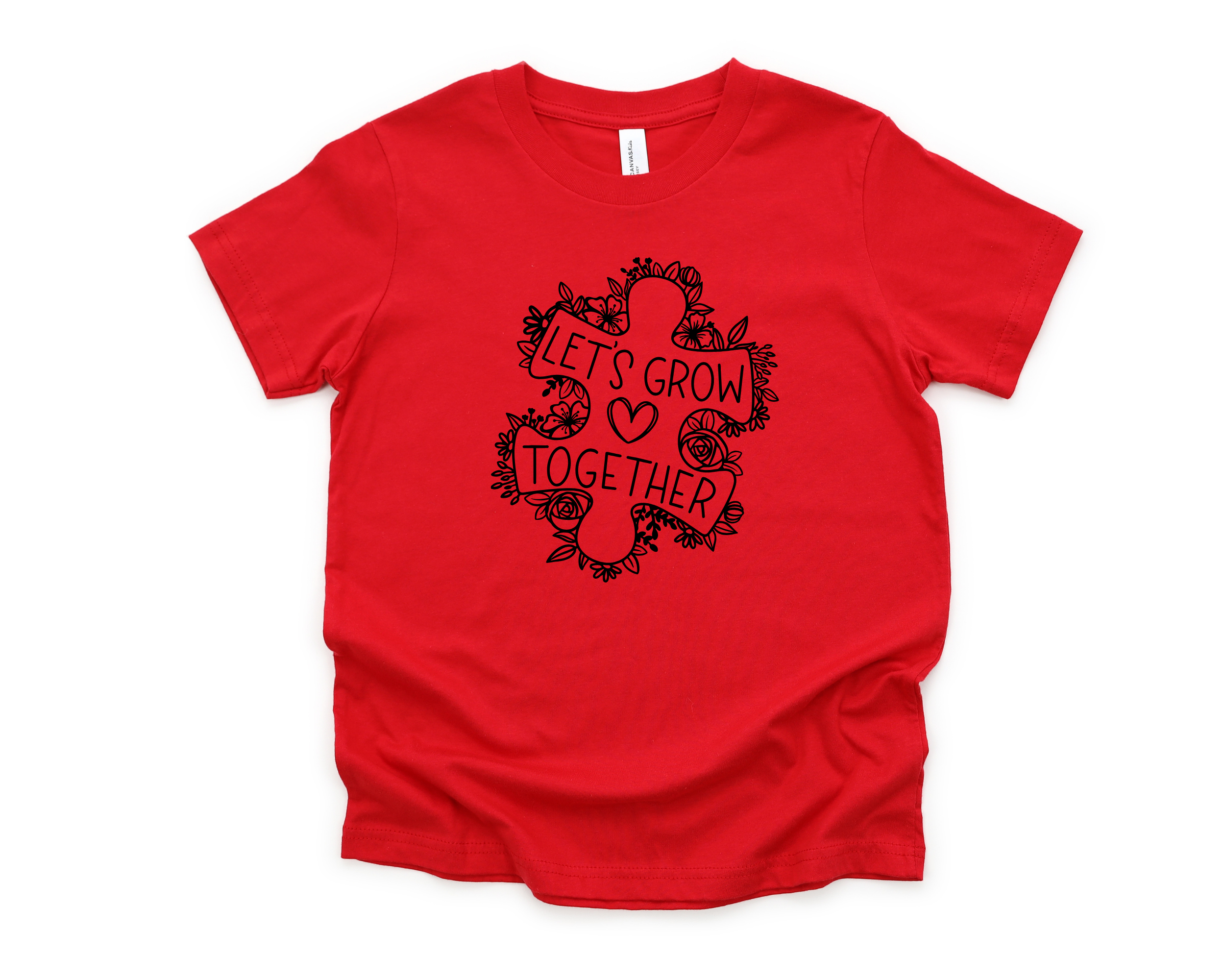 Let's grow together - kids tshirt