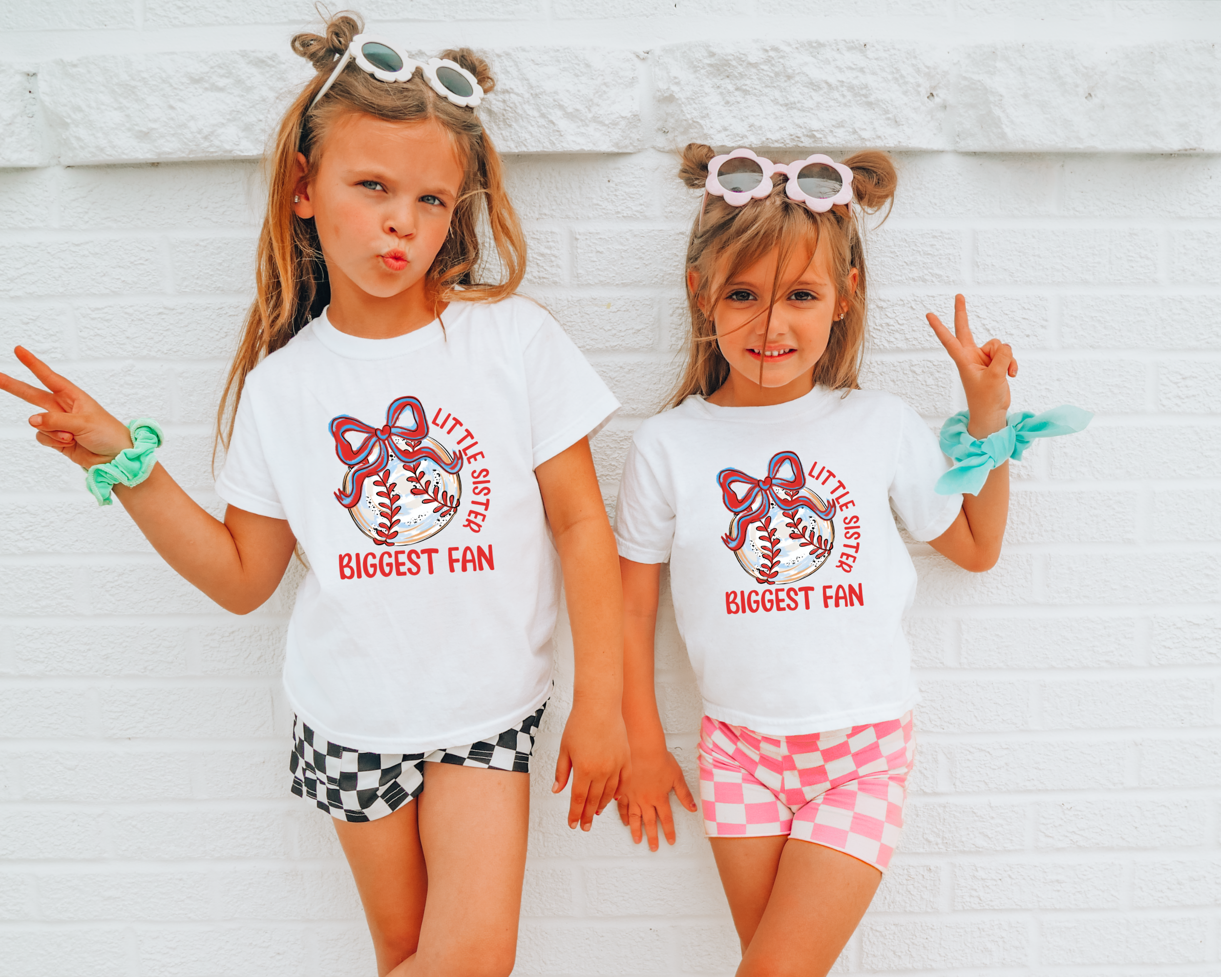 Little sister biggest fan tshirt | Baseball Sister T-shirt