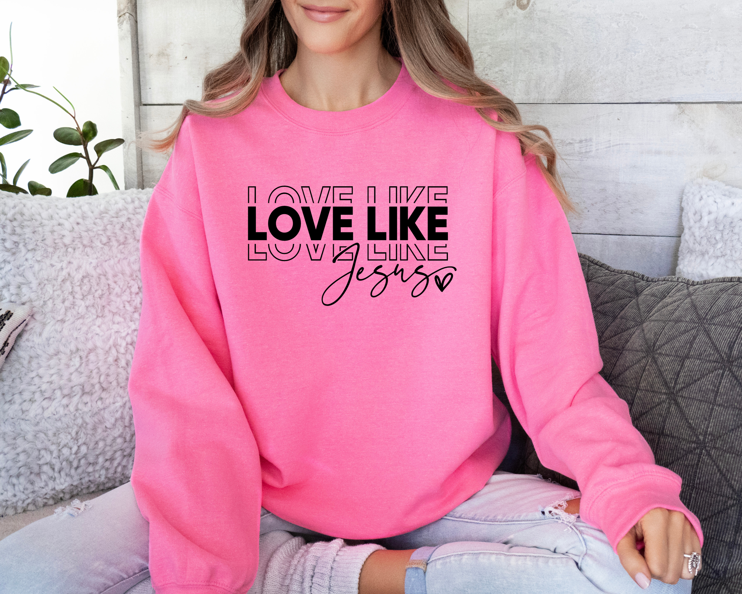 Love like Jesus Sweatshirt | Kids Christian Sweatshirt