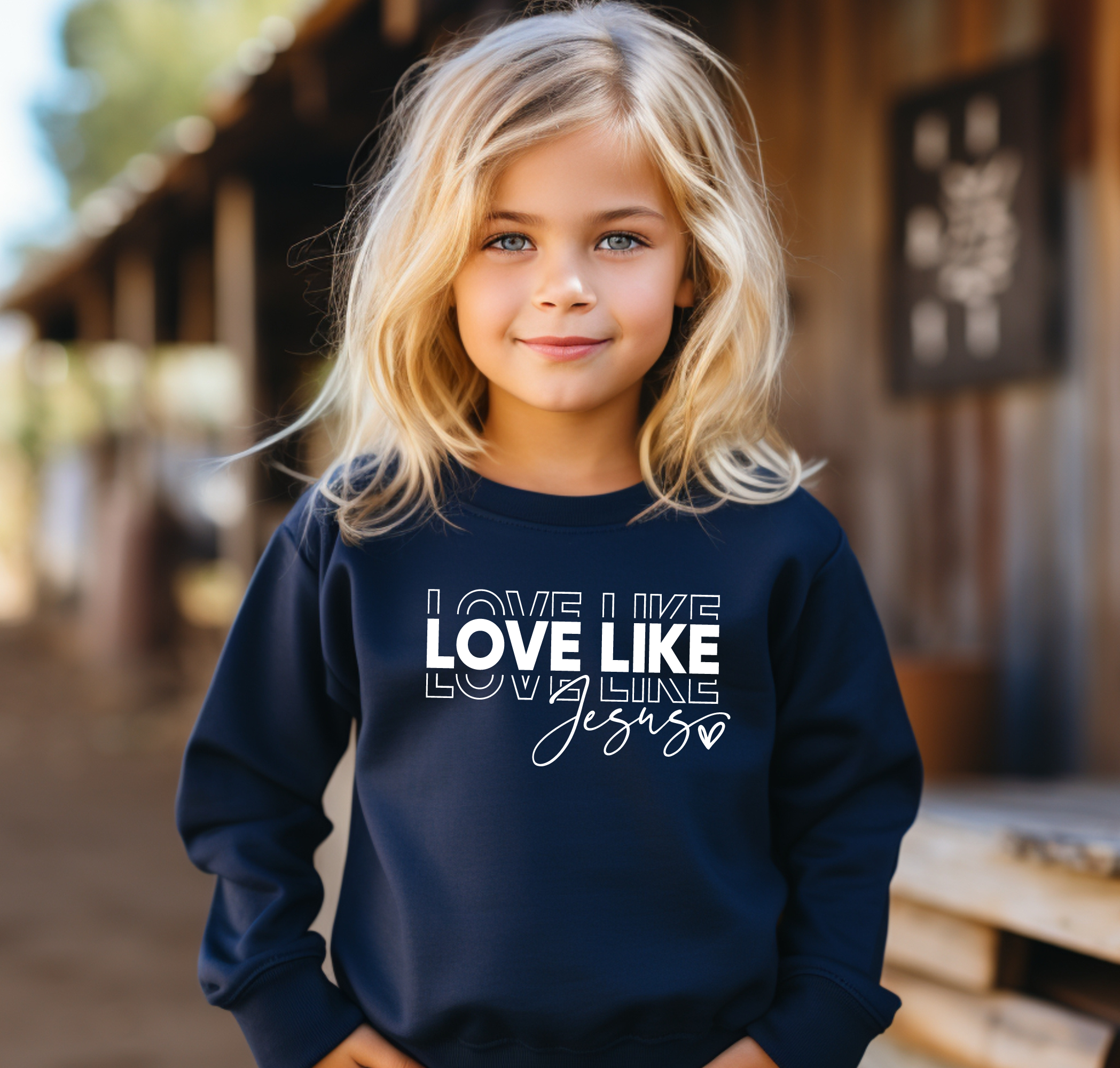 Love like Jesus Sweatshirt | Kids Christian Sweatshirt