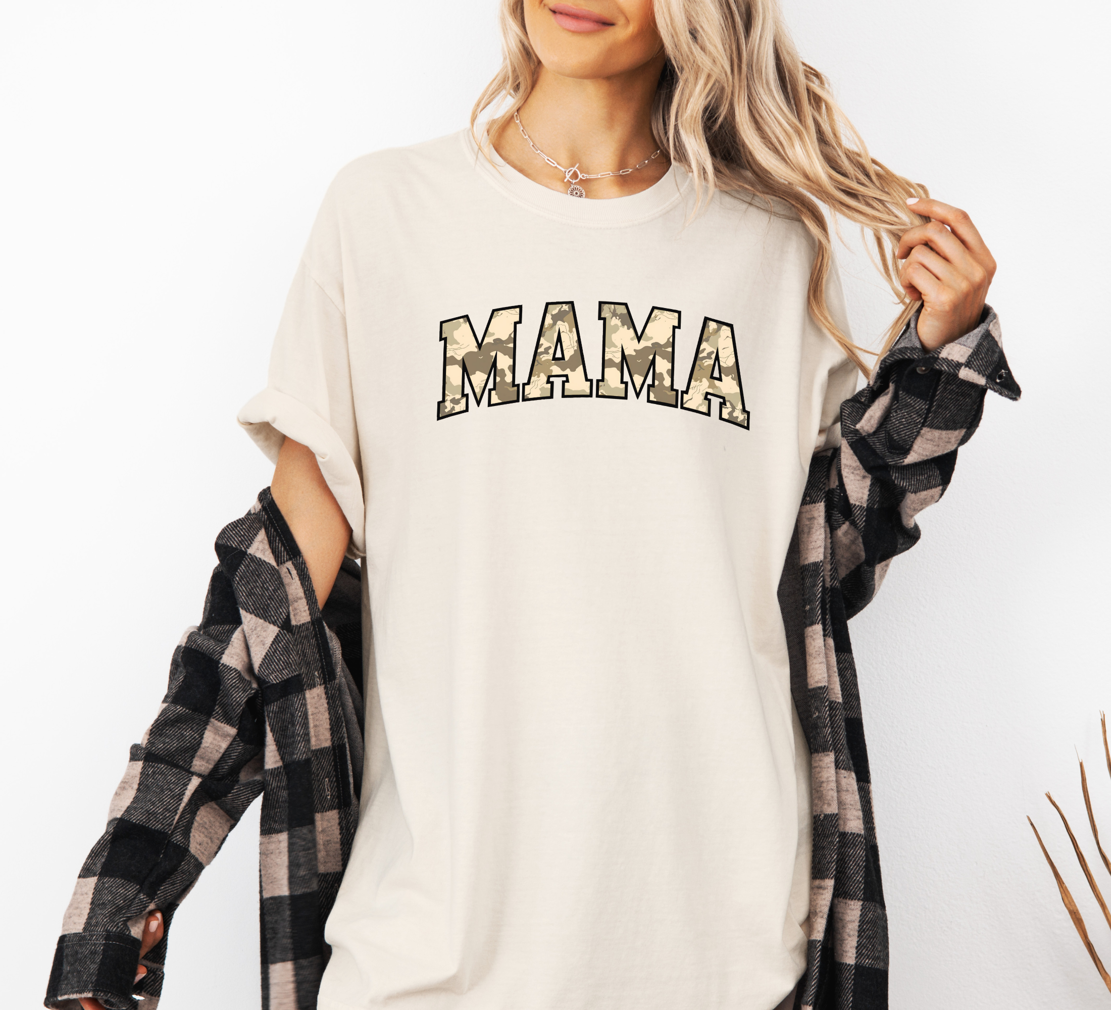 Camo Mama T-Shirt | Cute Mom Shirts