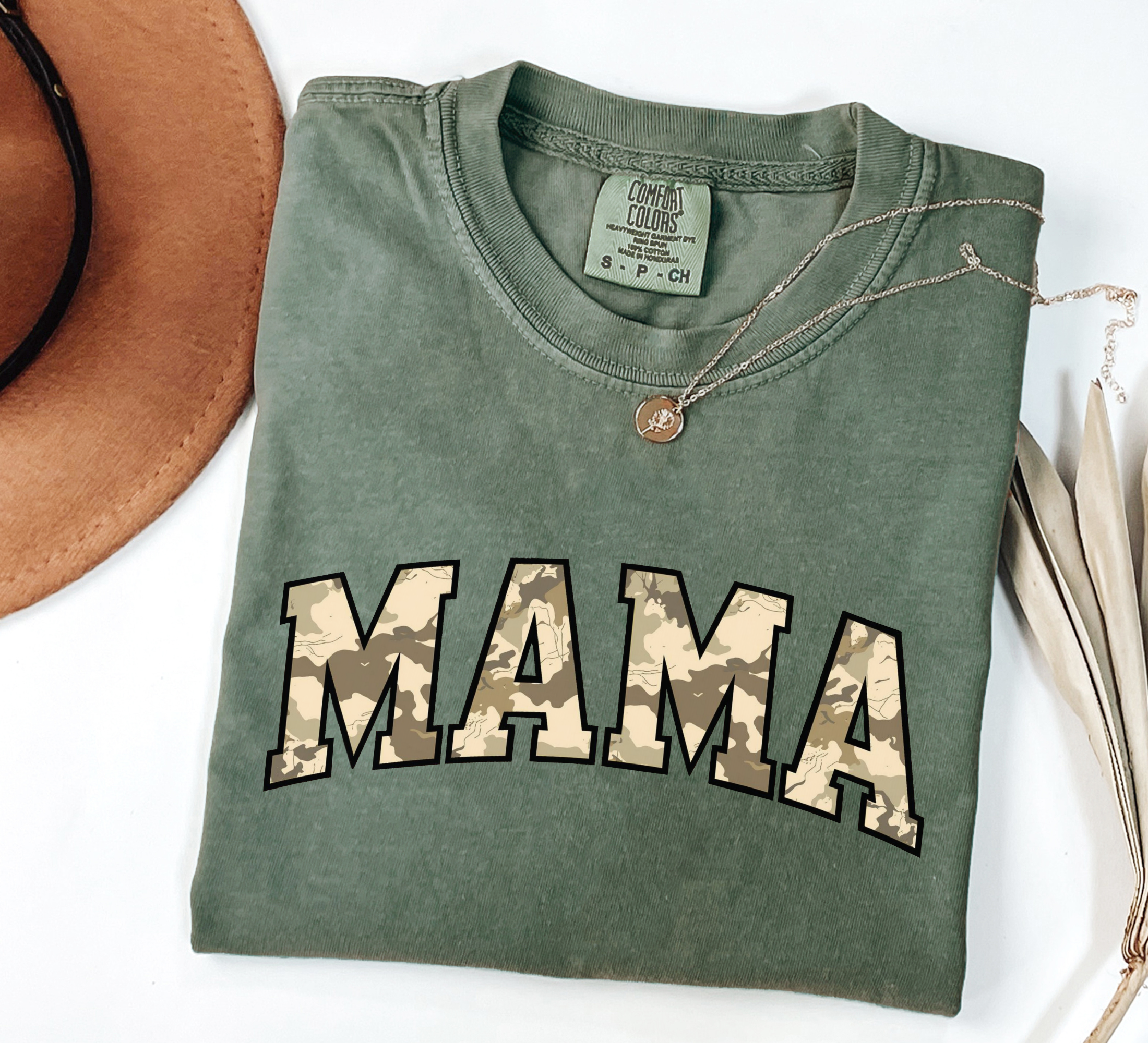 Camo Mama T-Shirt | Cute Mom Shirts