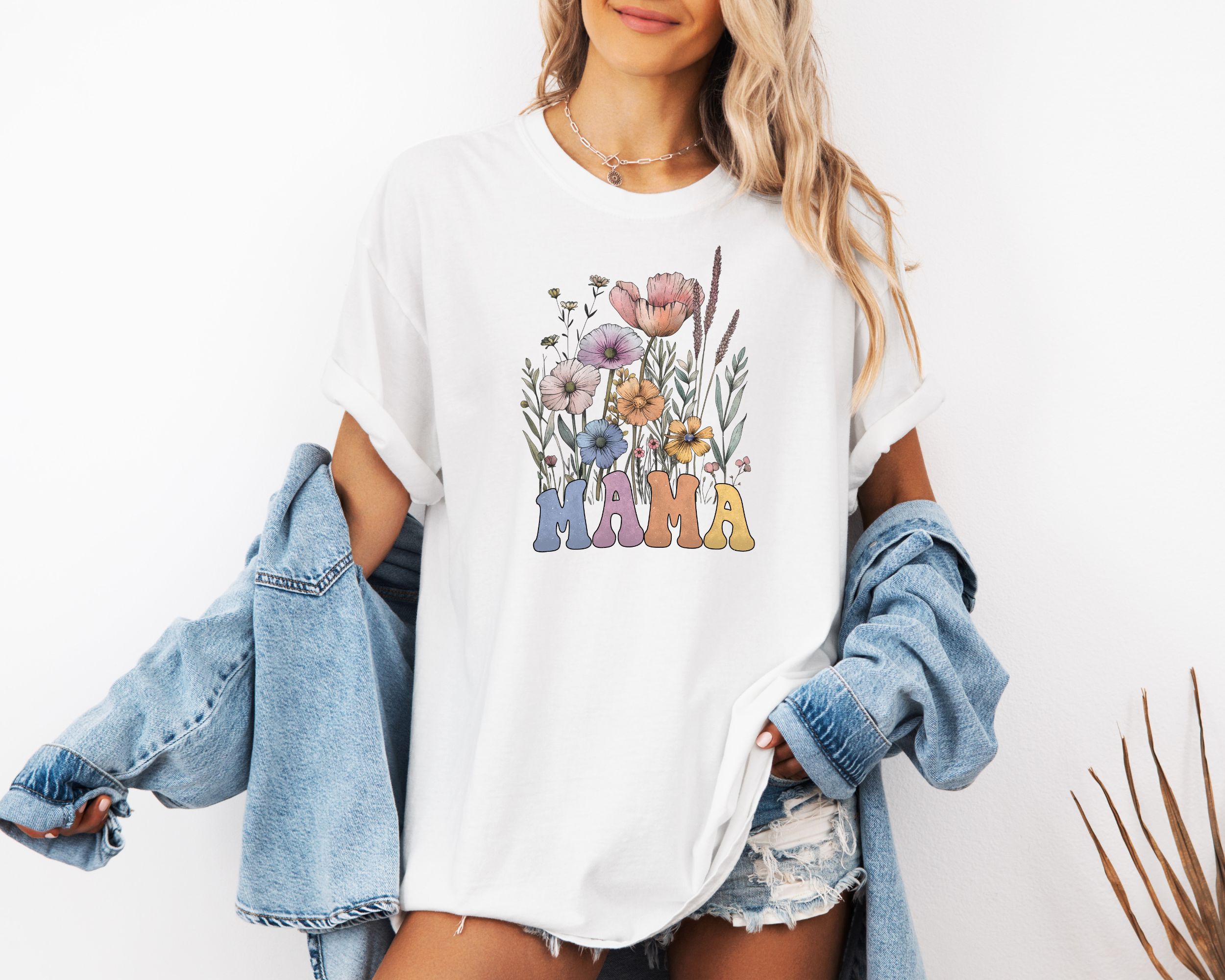 Wildflower Mama T-Shirt | Cute Mom T-Shirt