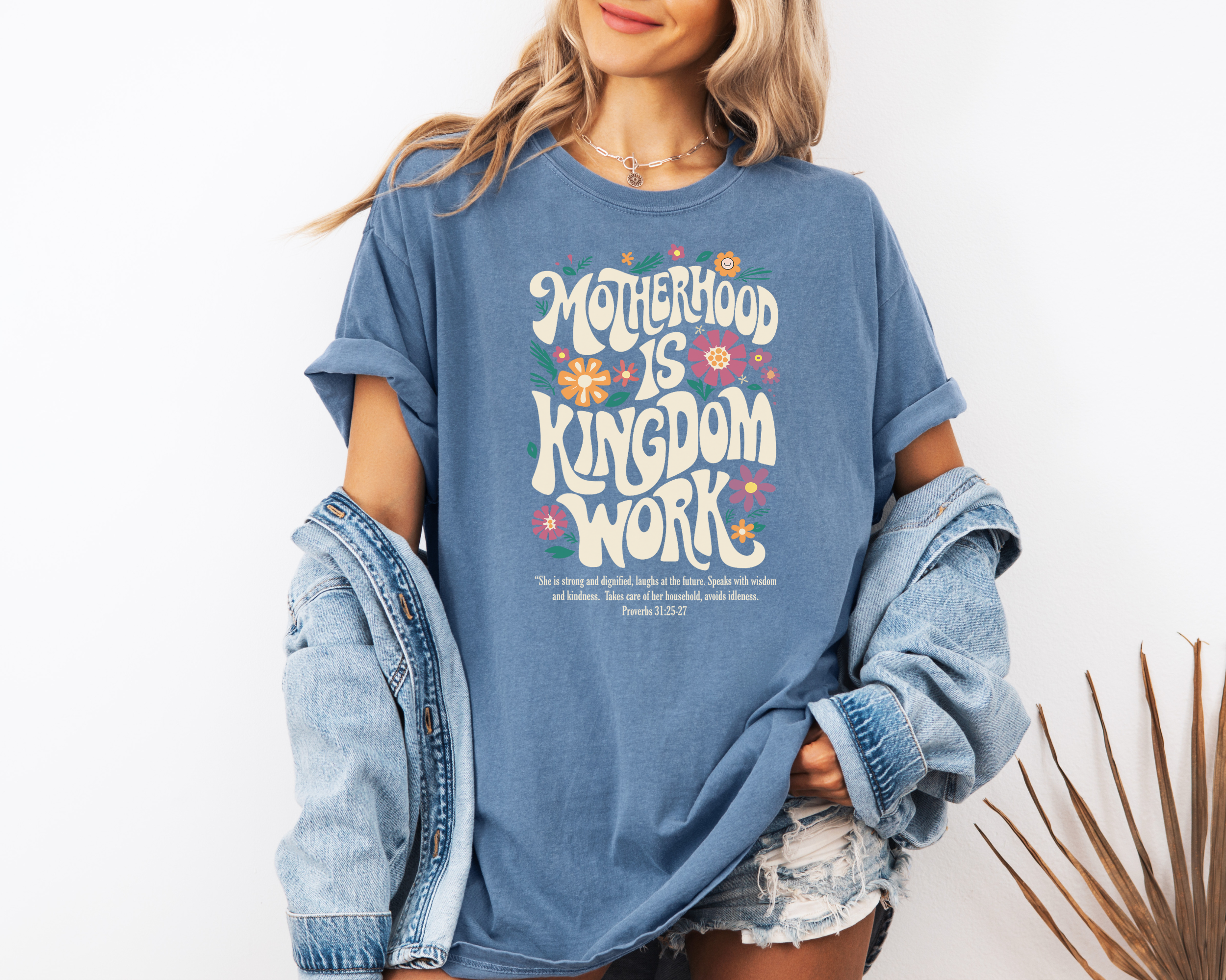 Motherhood Is Kingdom Work T-Shirt | Christian Mom Shirt