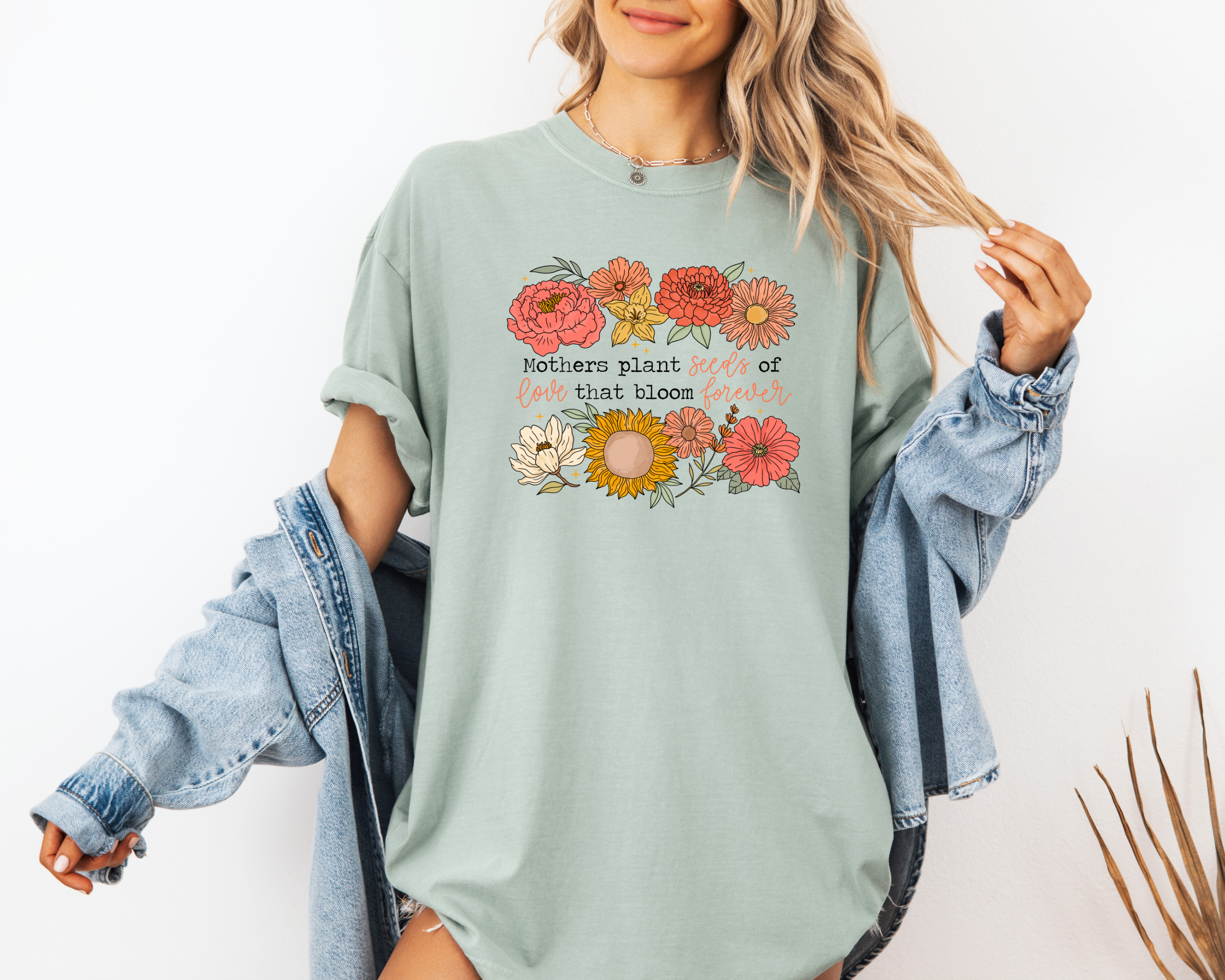 Mothers Plant Seeds of Love T-Shirt | Cute Mom Shirts