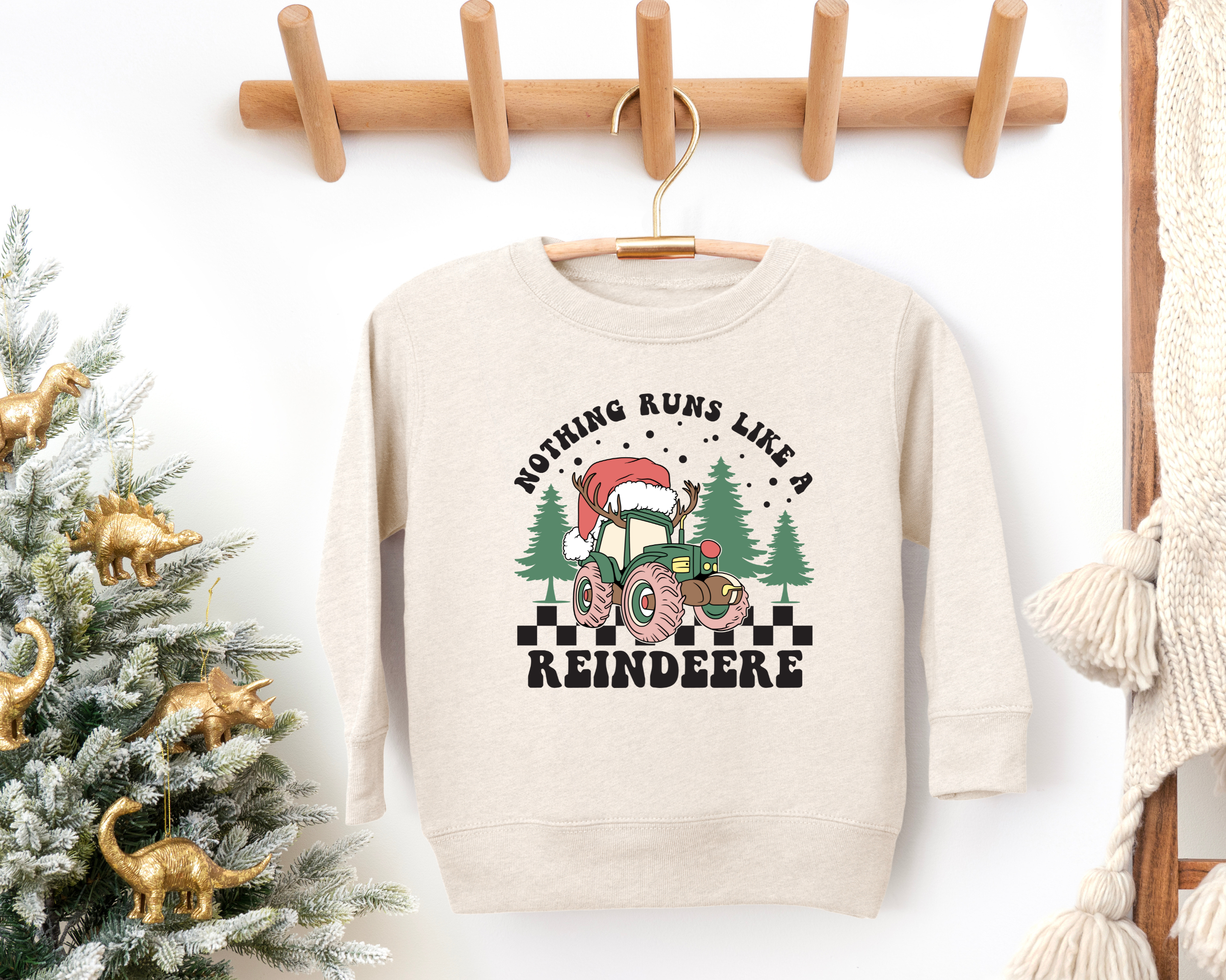Nothing Runs Like A Reindeere Sweatshirt | Toddler Christmas Shirt