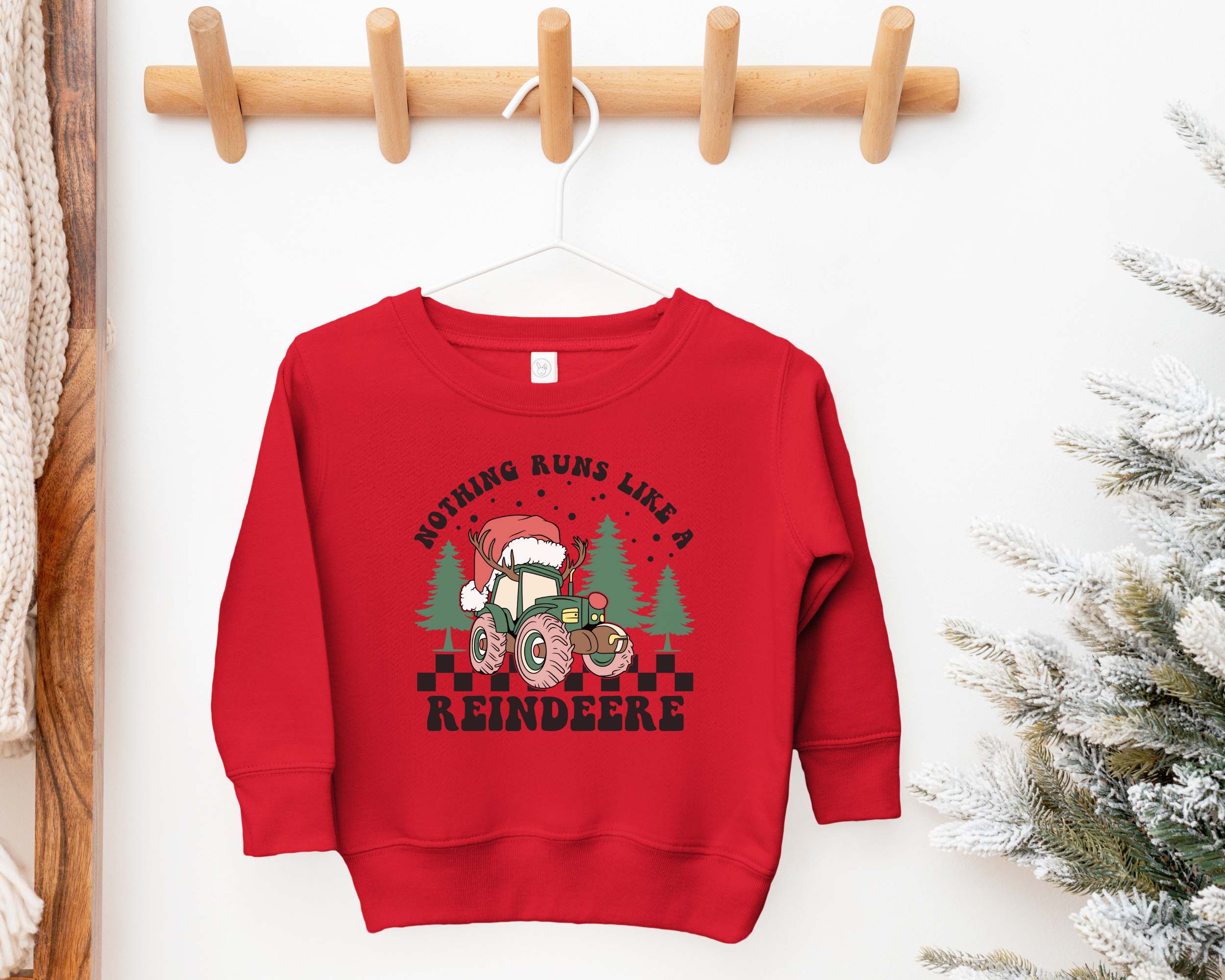 Nothing Runs Like A Reindeere Sweatshirt | Toddler Christmas Shirt