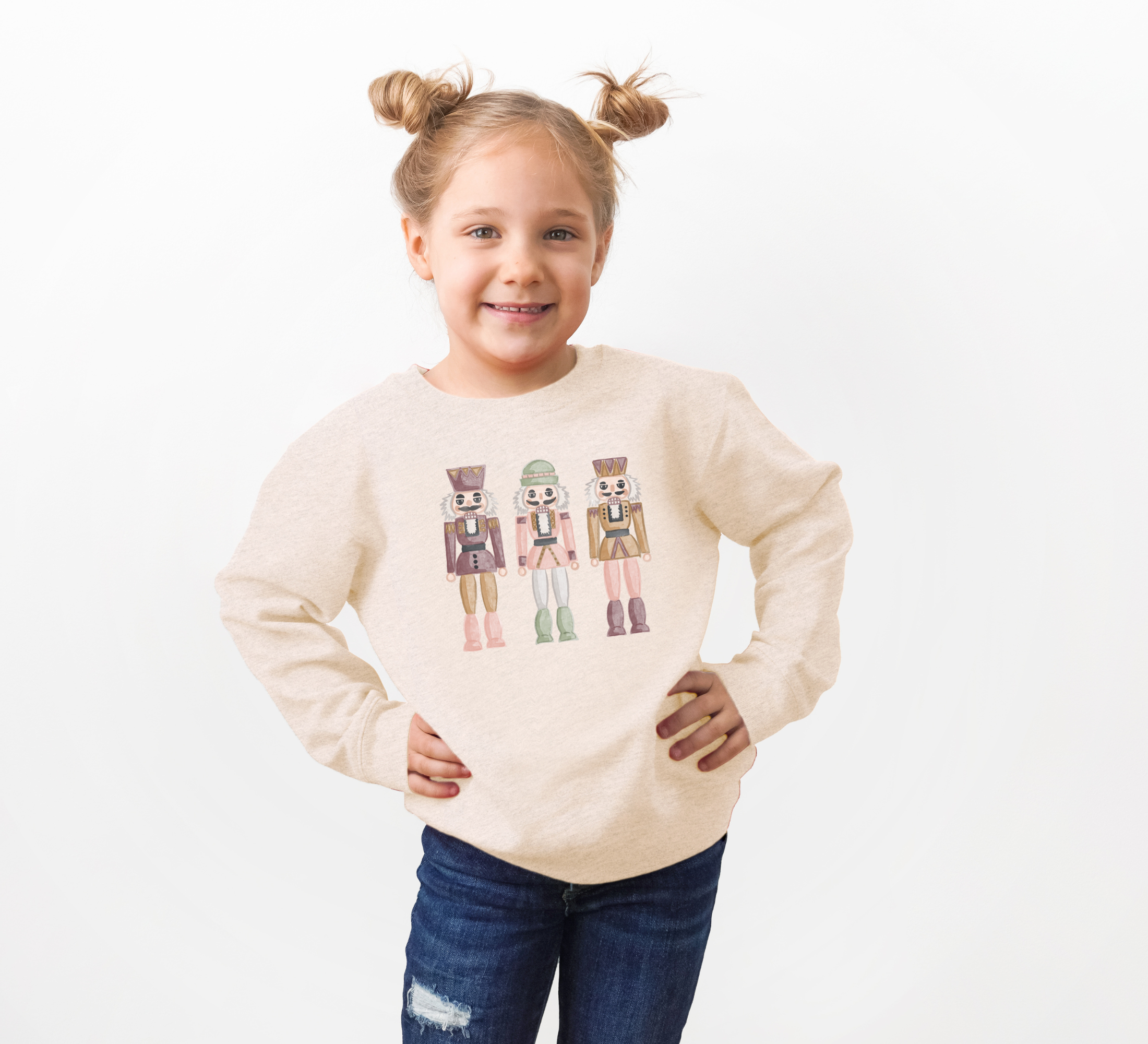 Watercolor Nutracker Sweatshirt | Kids Nutcracker Shirt