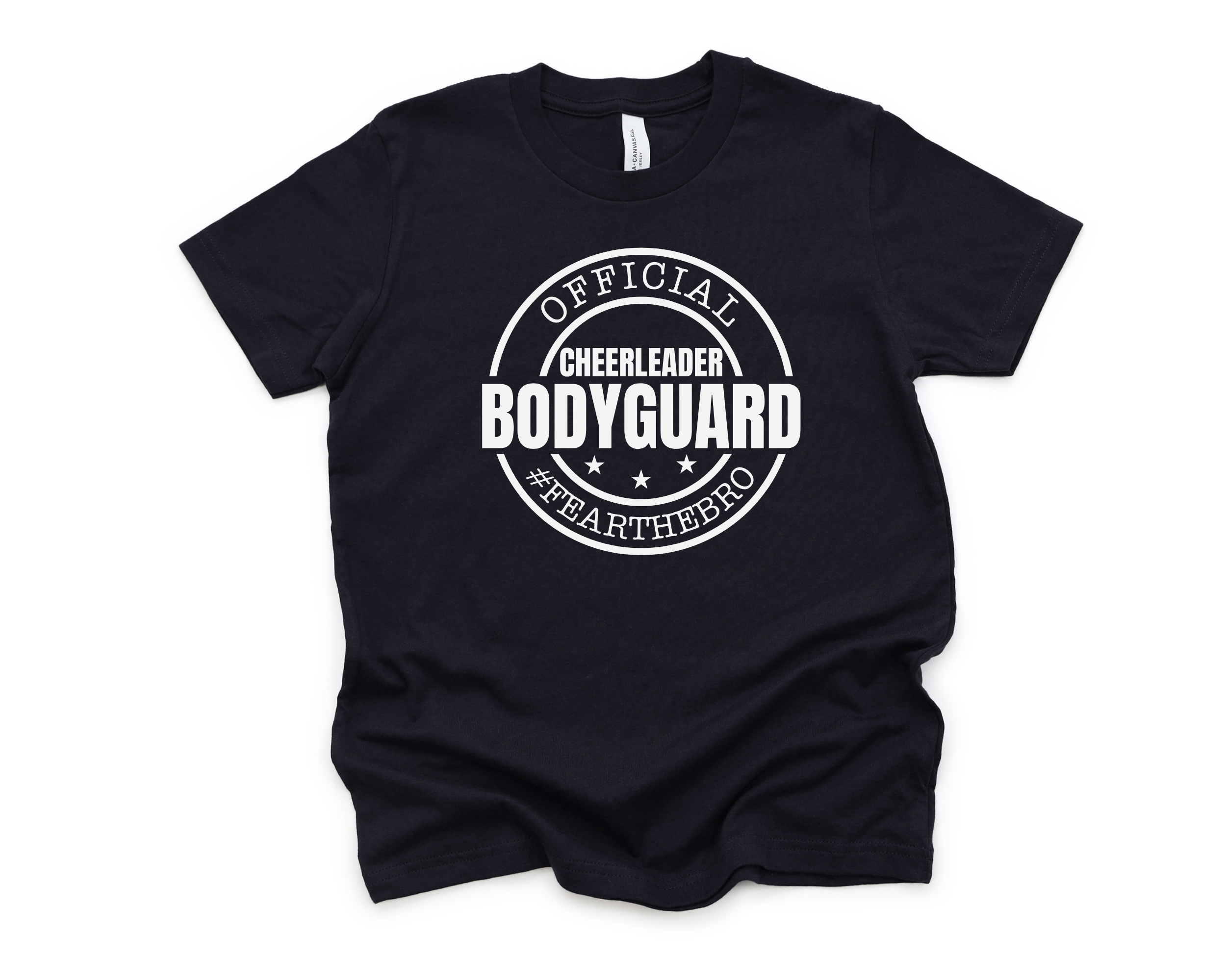 Official cheerleader bodyguard tshirt for cheer brothers