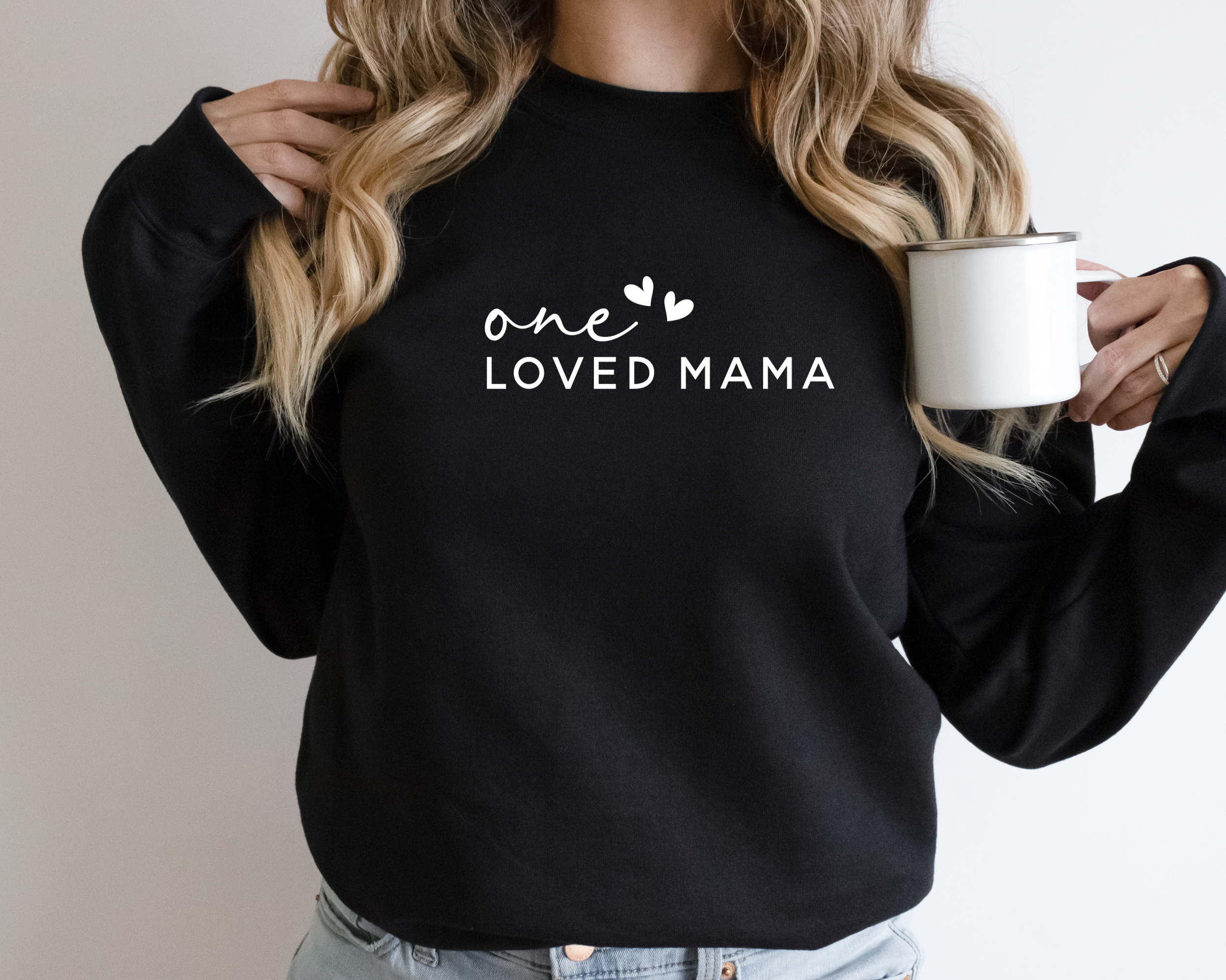 One Loved Mama Sweatshirt | Mama Sweatshirt