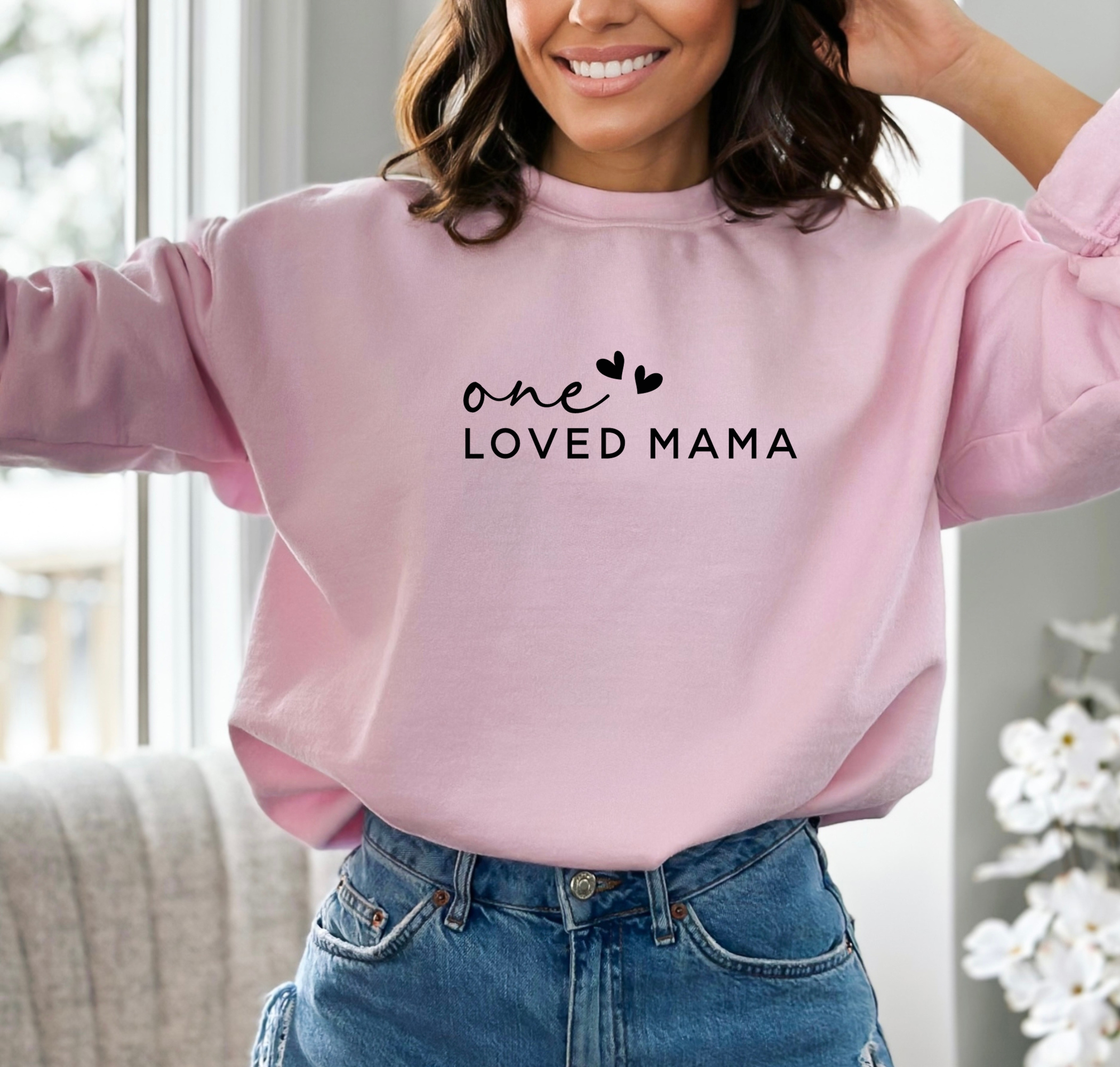 One Loved Mama Sweatshirt | Mama Sweatshirt