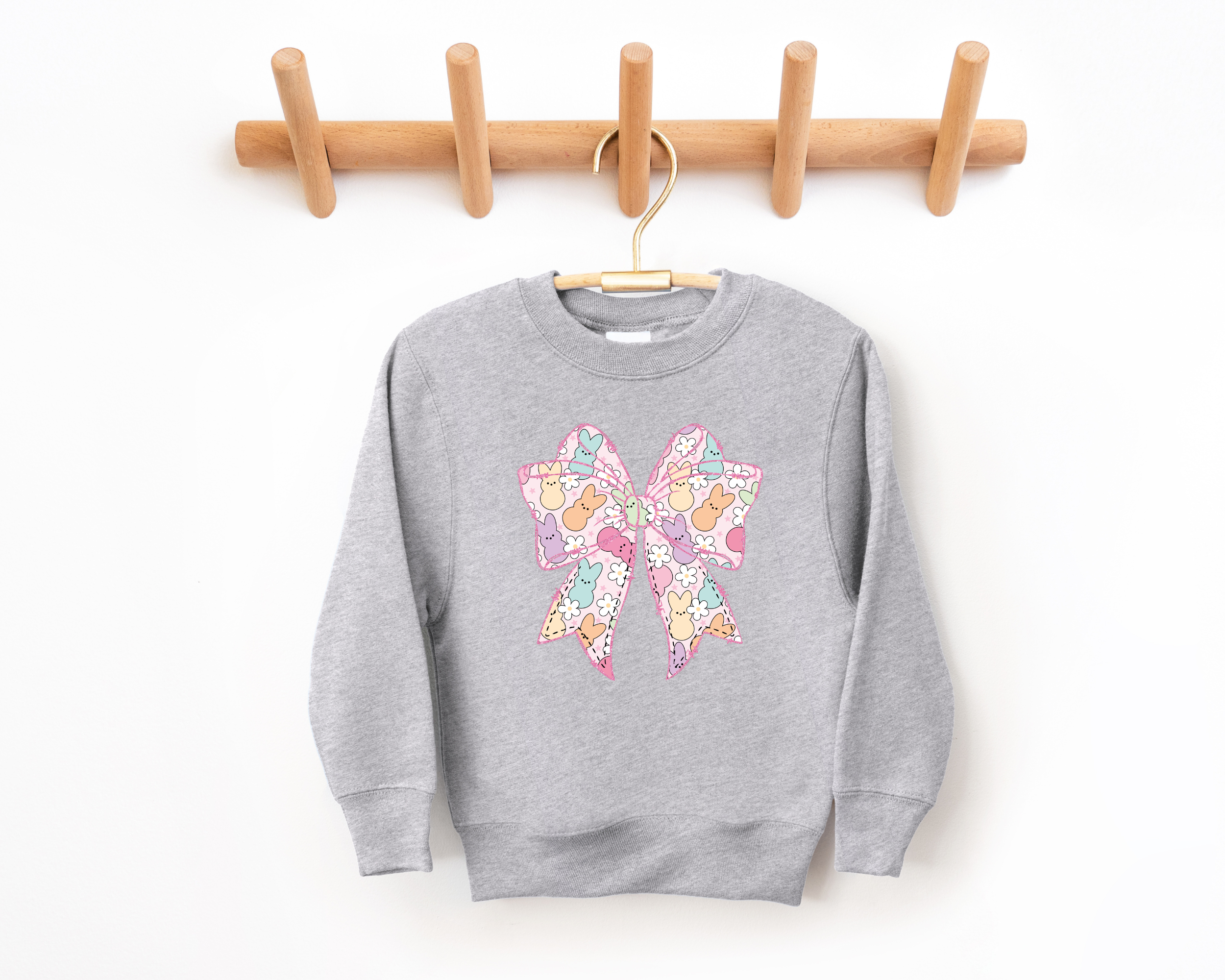 Easter coquette bow - kids sweatshirt