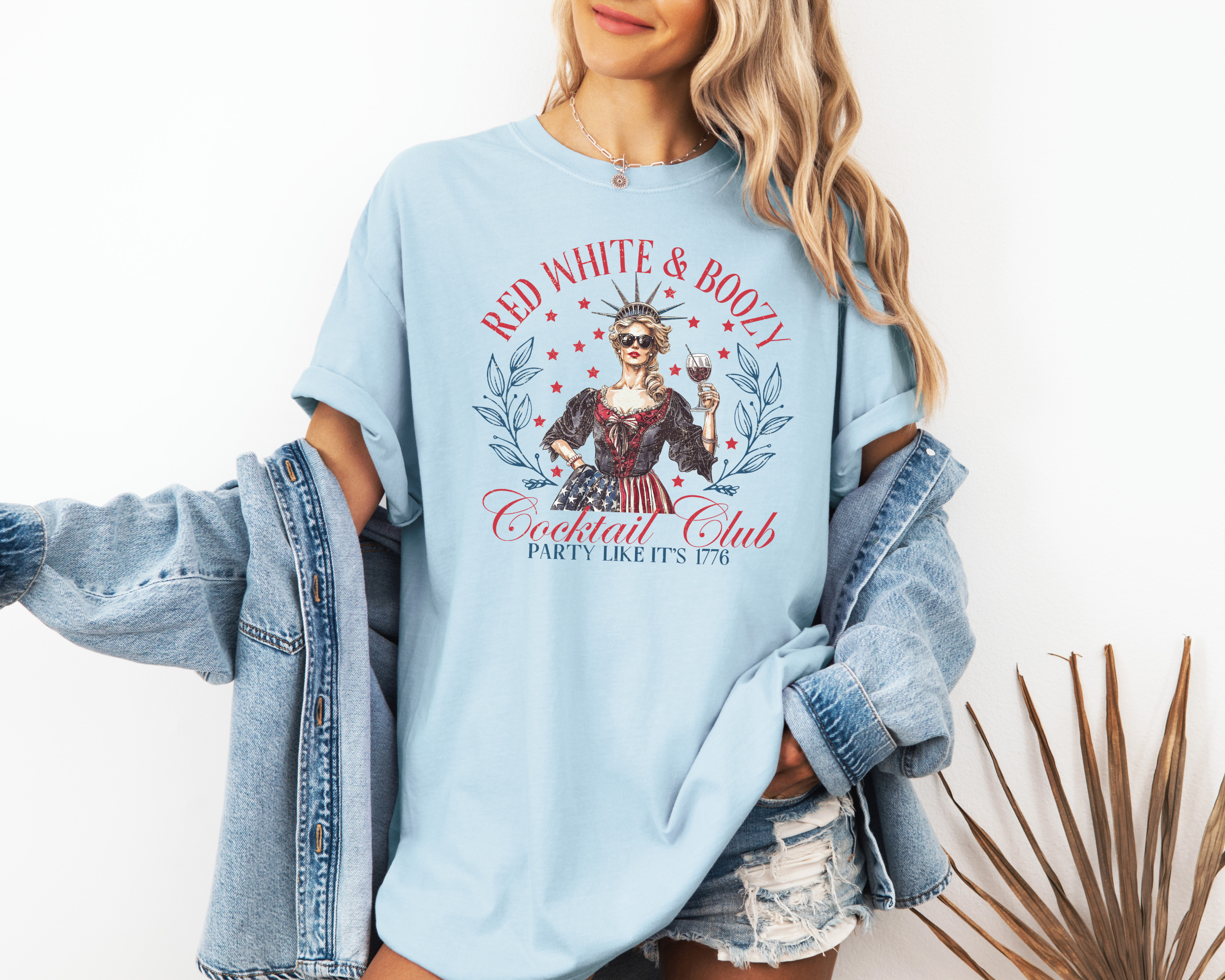 Red White & Boozy T-Shirt | Funny Patriotic Shirt