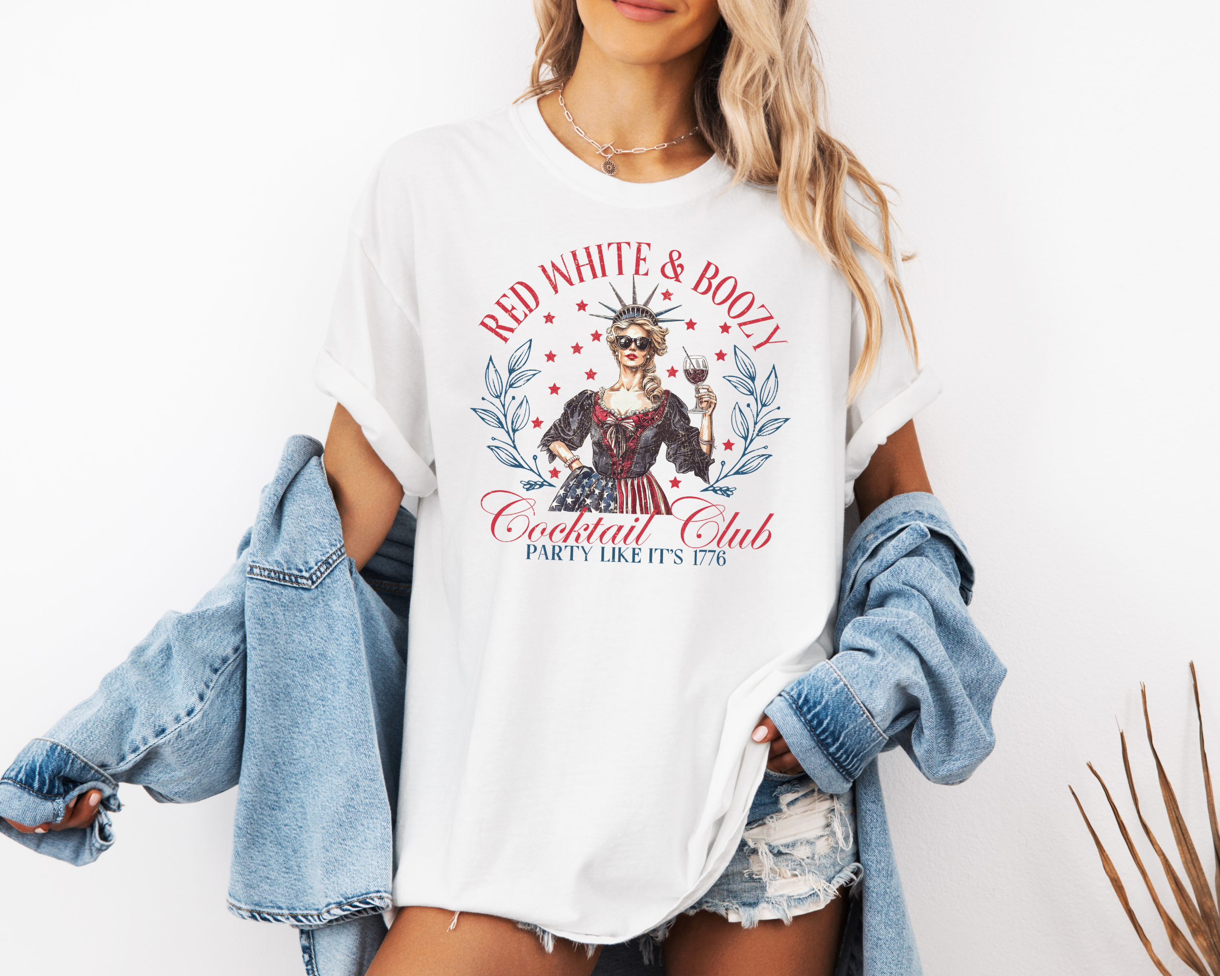 Red White & Boozy T-Shirt | Funny Patriotic Shirt