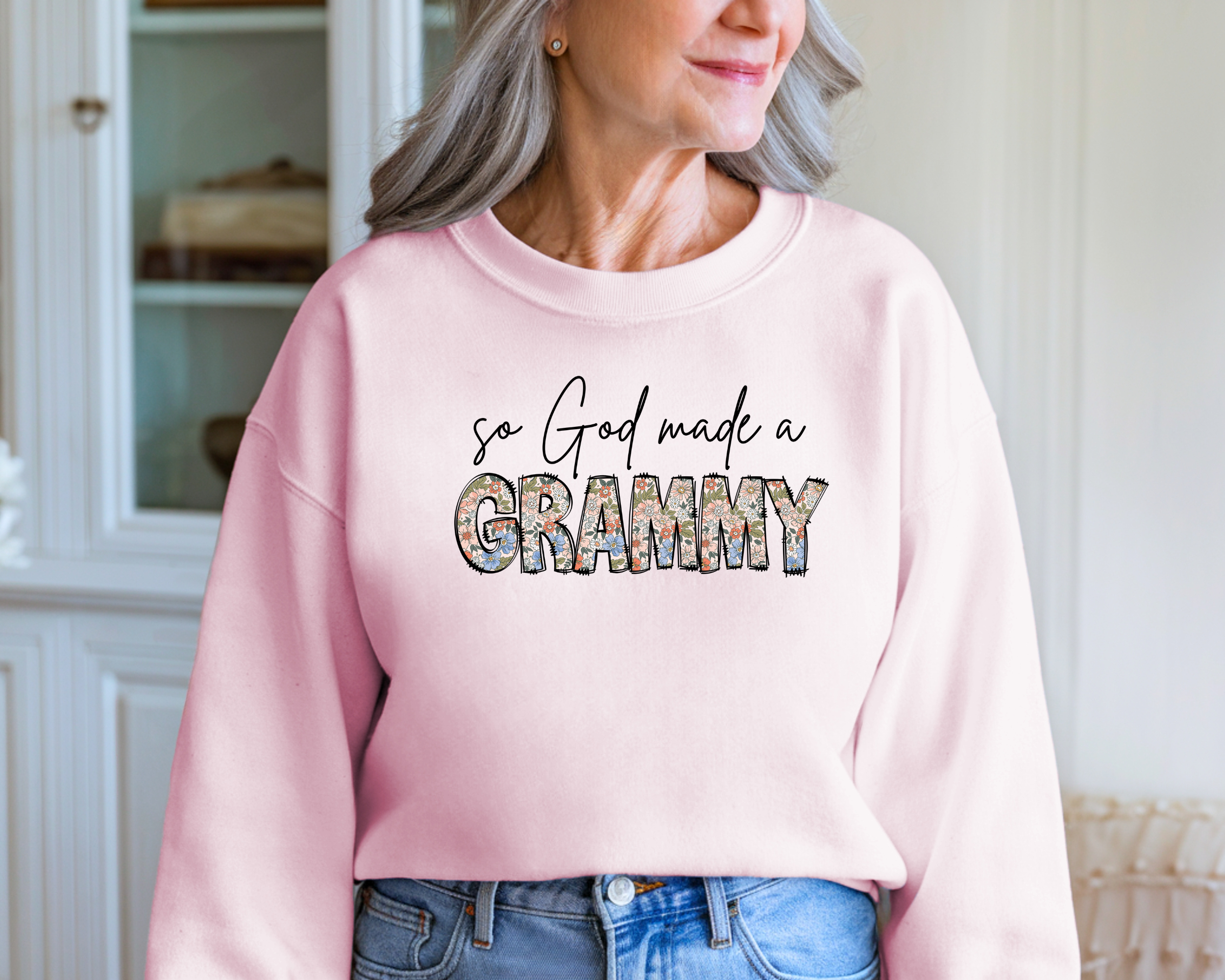 So God Made A Grammy Sweatshirt | Christian Shirts