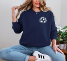 In my soccer mom era.  Soccer mom sweatshirt in navy.