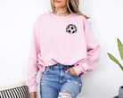 In my soccer mom era.  Soccer mom sweatshirt in pink.