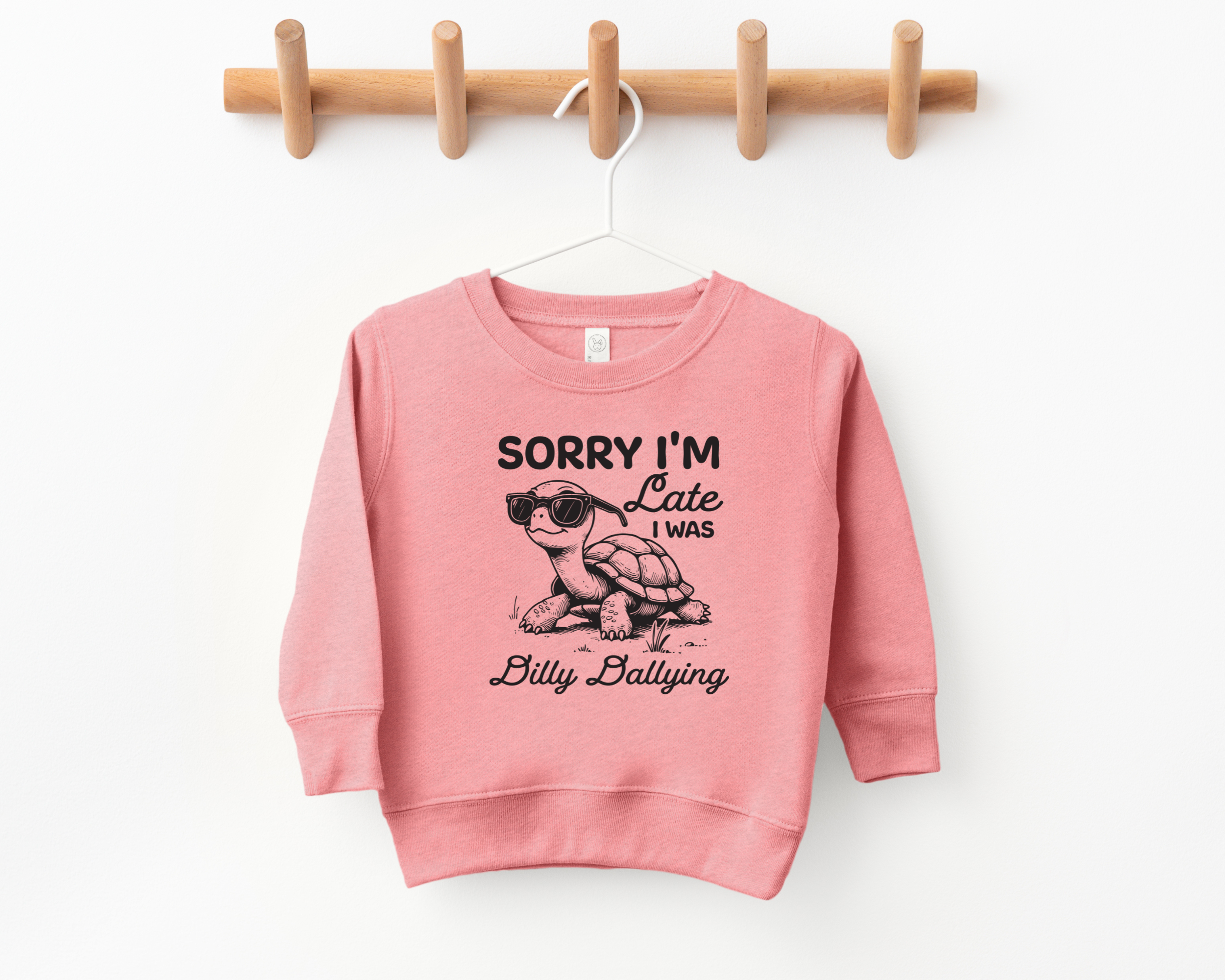 Sorry I'm Late I Was Dilly dallying Sweatshirt | Funny Kids Sweatshirt