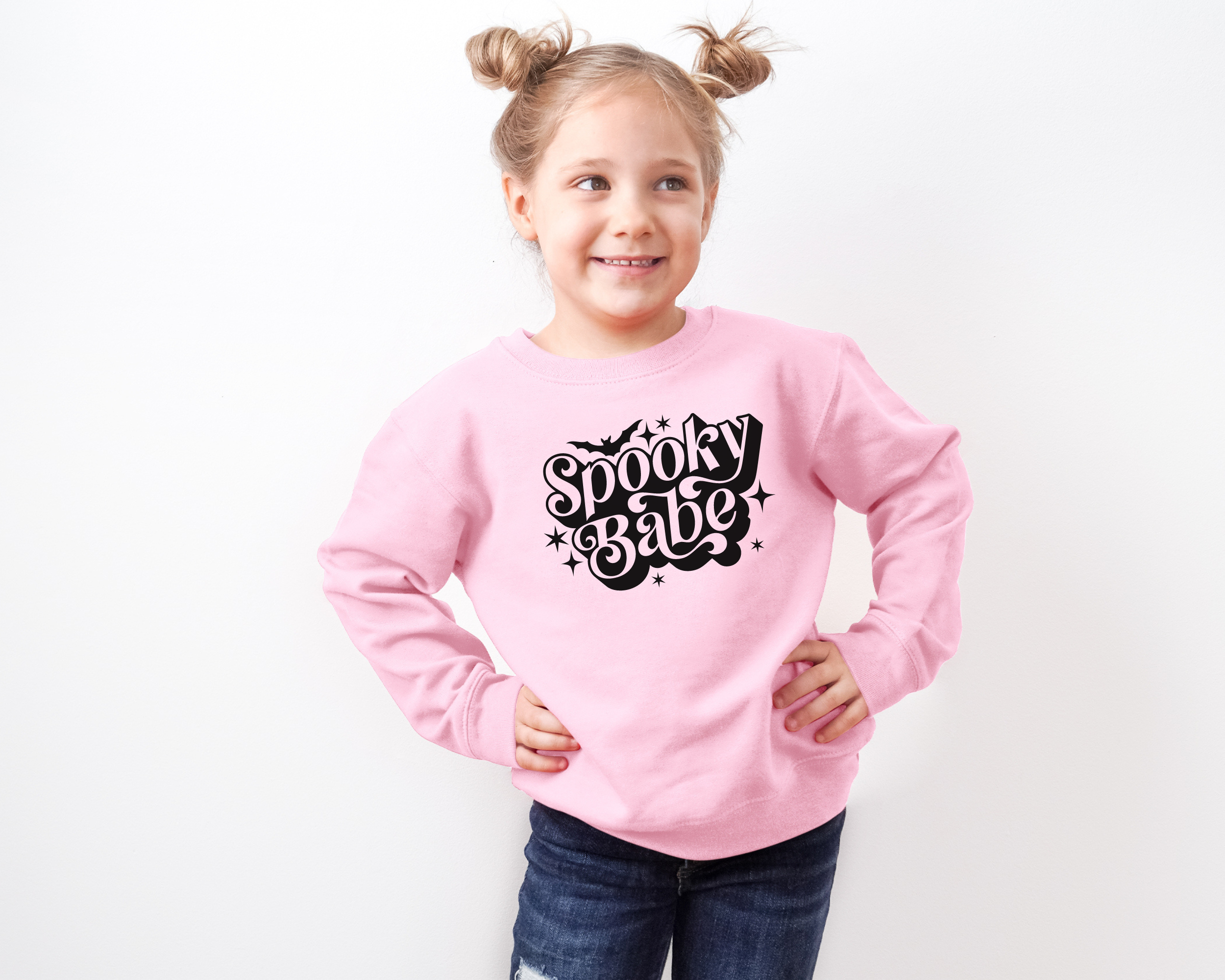 Spooky babe- toddler halloween sweatshirt
