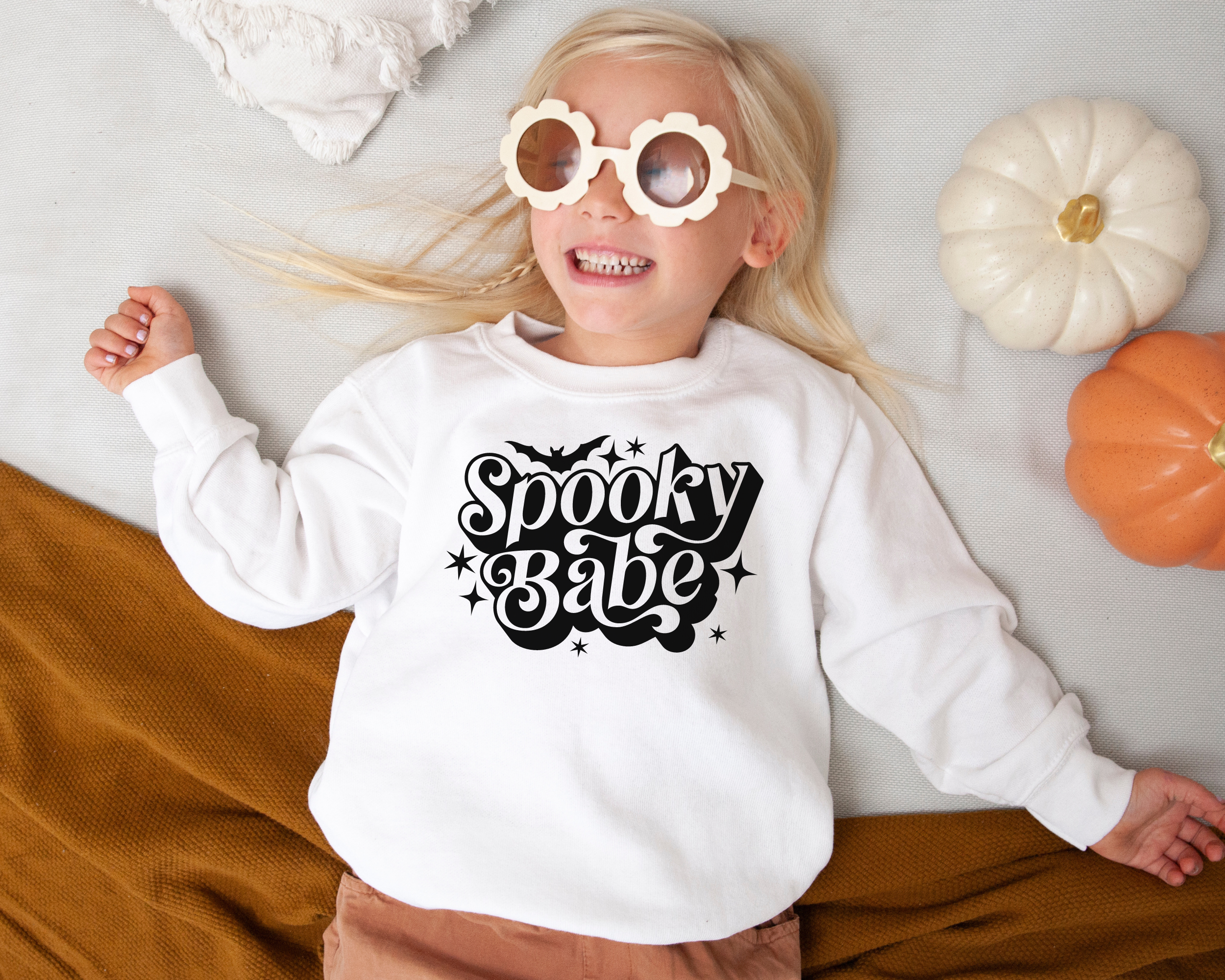 Spooky babe- youth sweatshirt