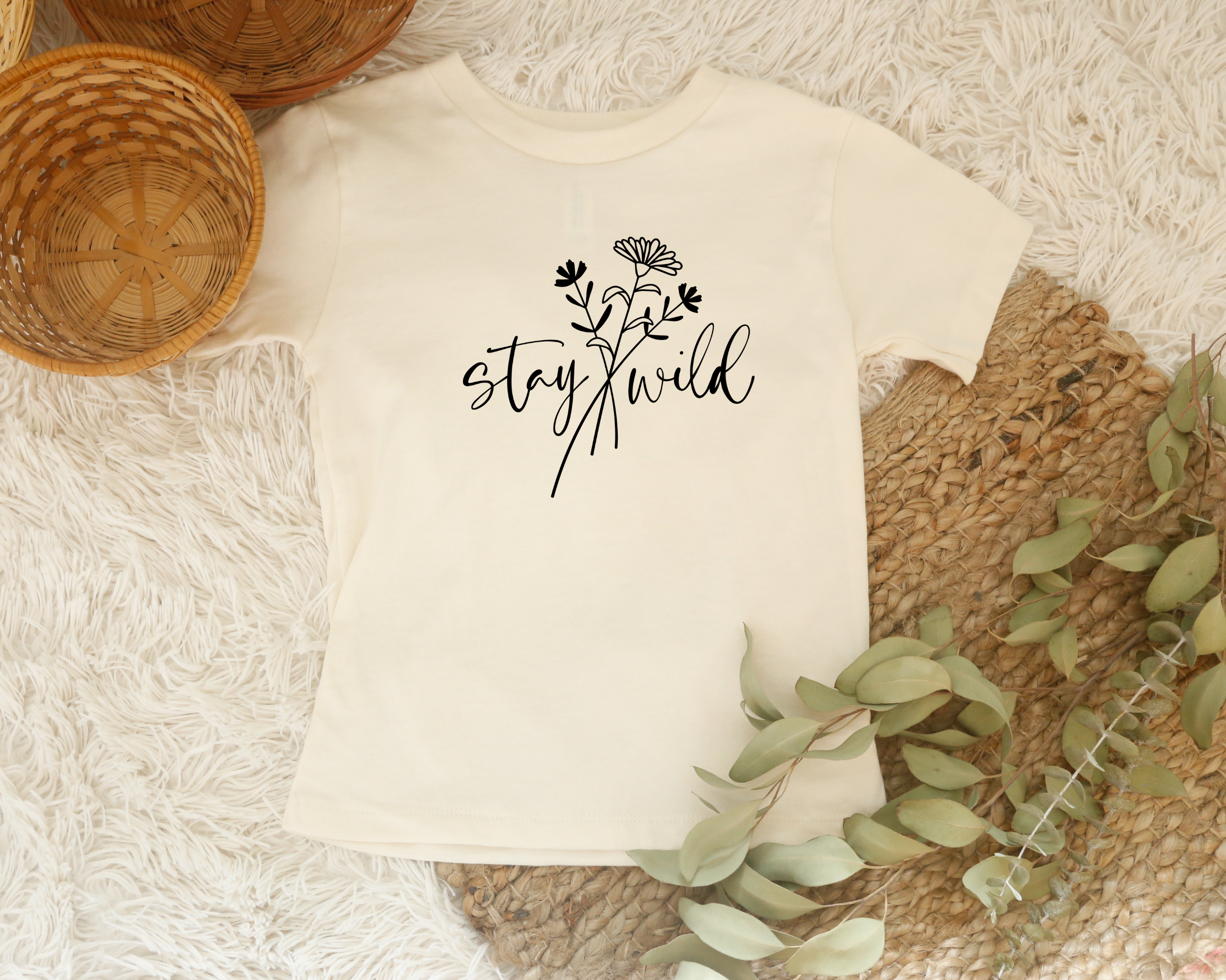 Stay Wild T-Shirt | Boho Girls T-shirt