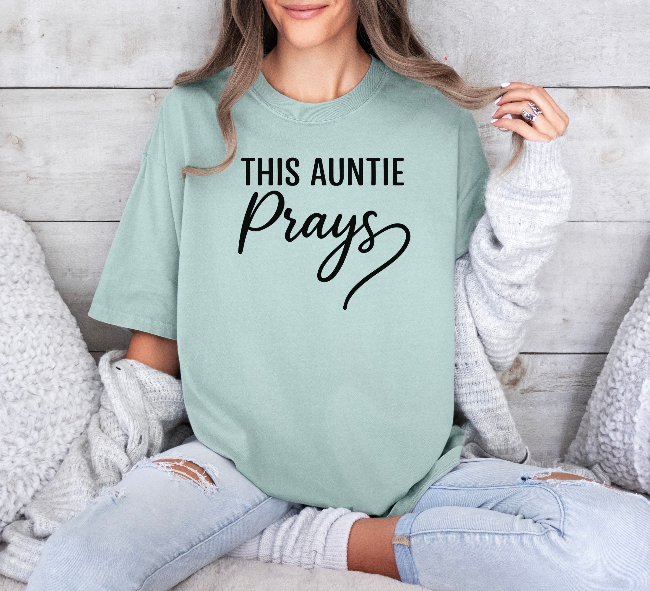 This Auntie Prays Shirt