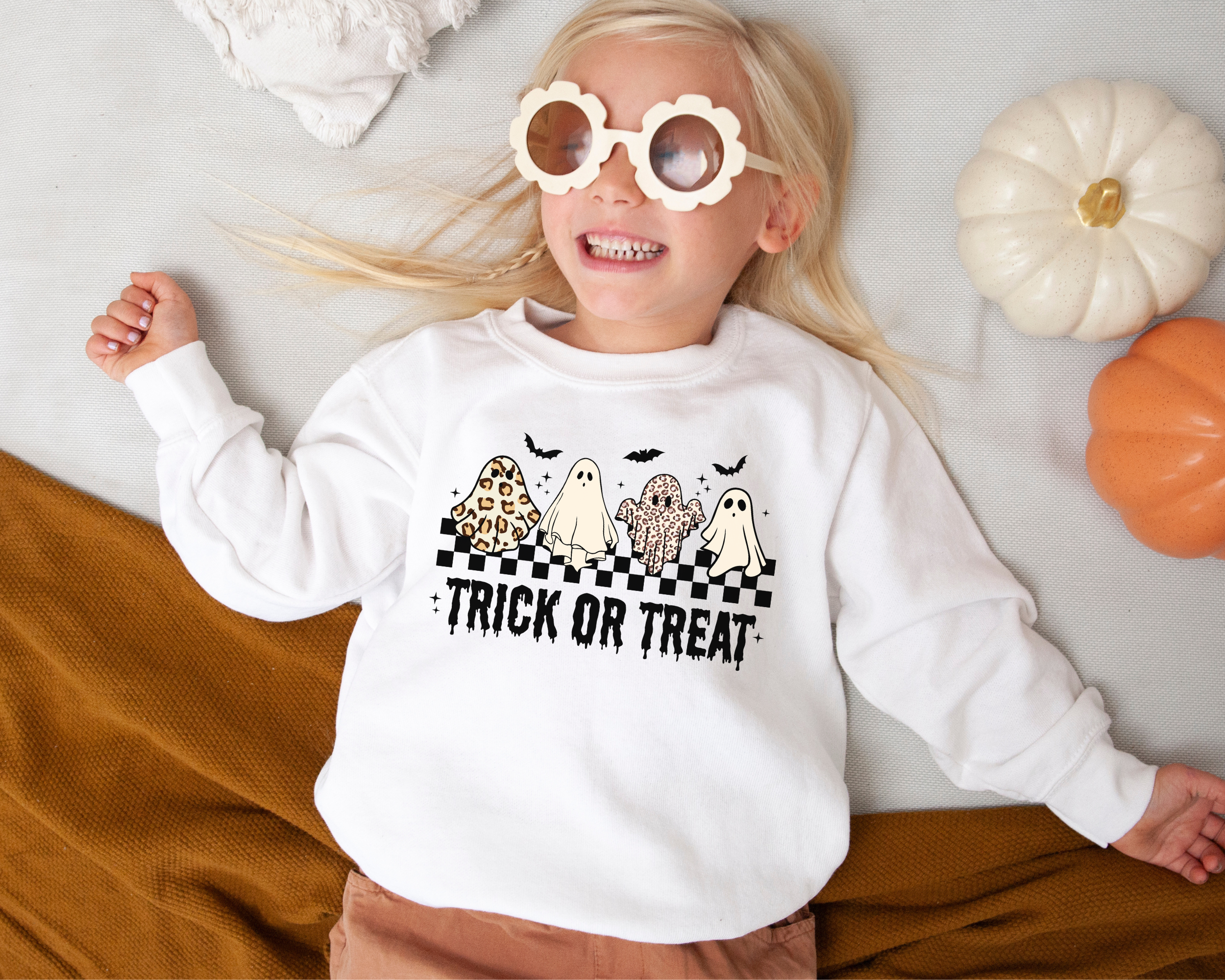 Trick or Treat Sweatshirt | Toddler Halloween Sweatshirt