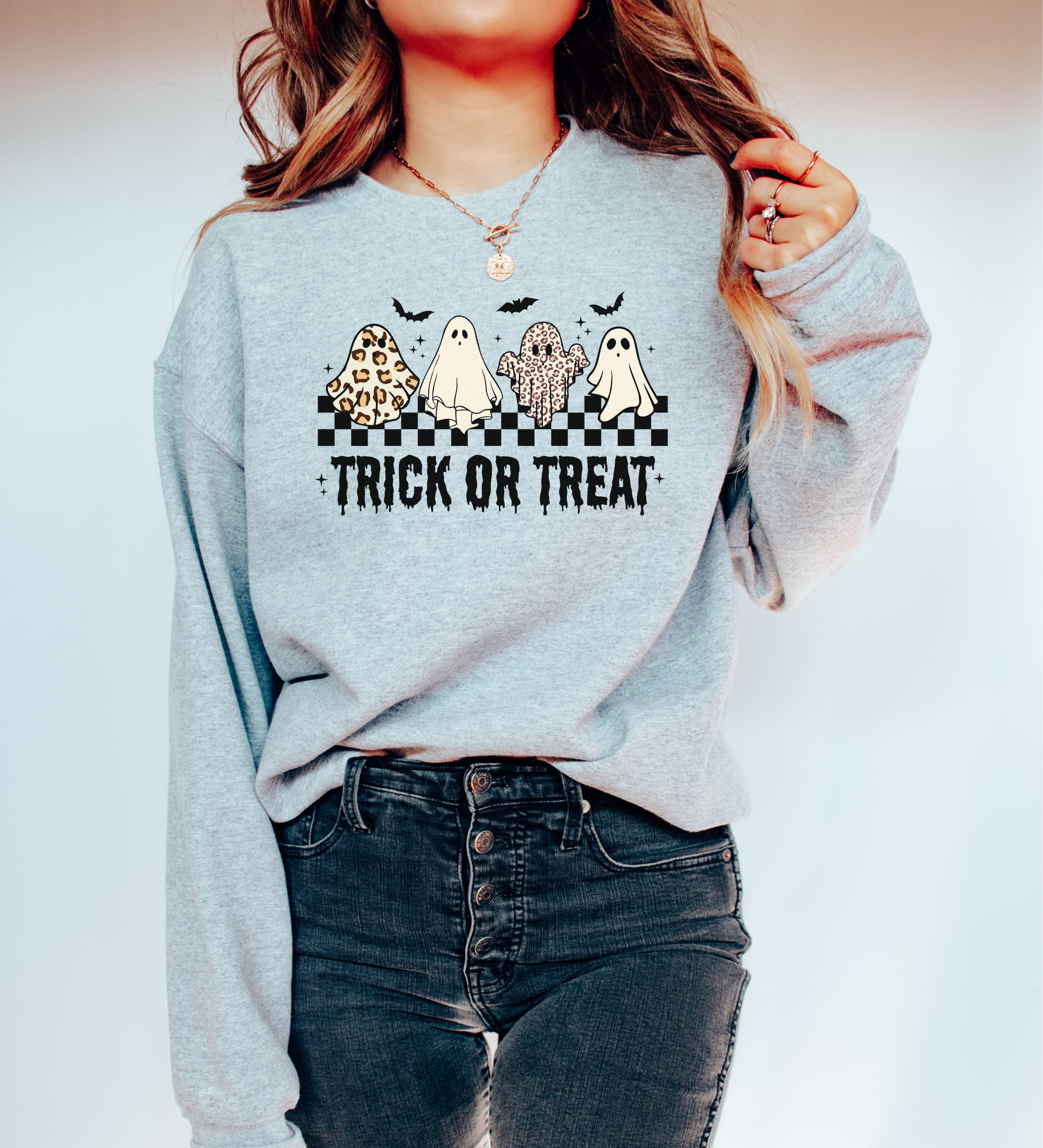 Trick or Treat Sweatshirt | Kids Halloween Sweatshirt