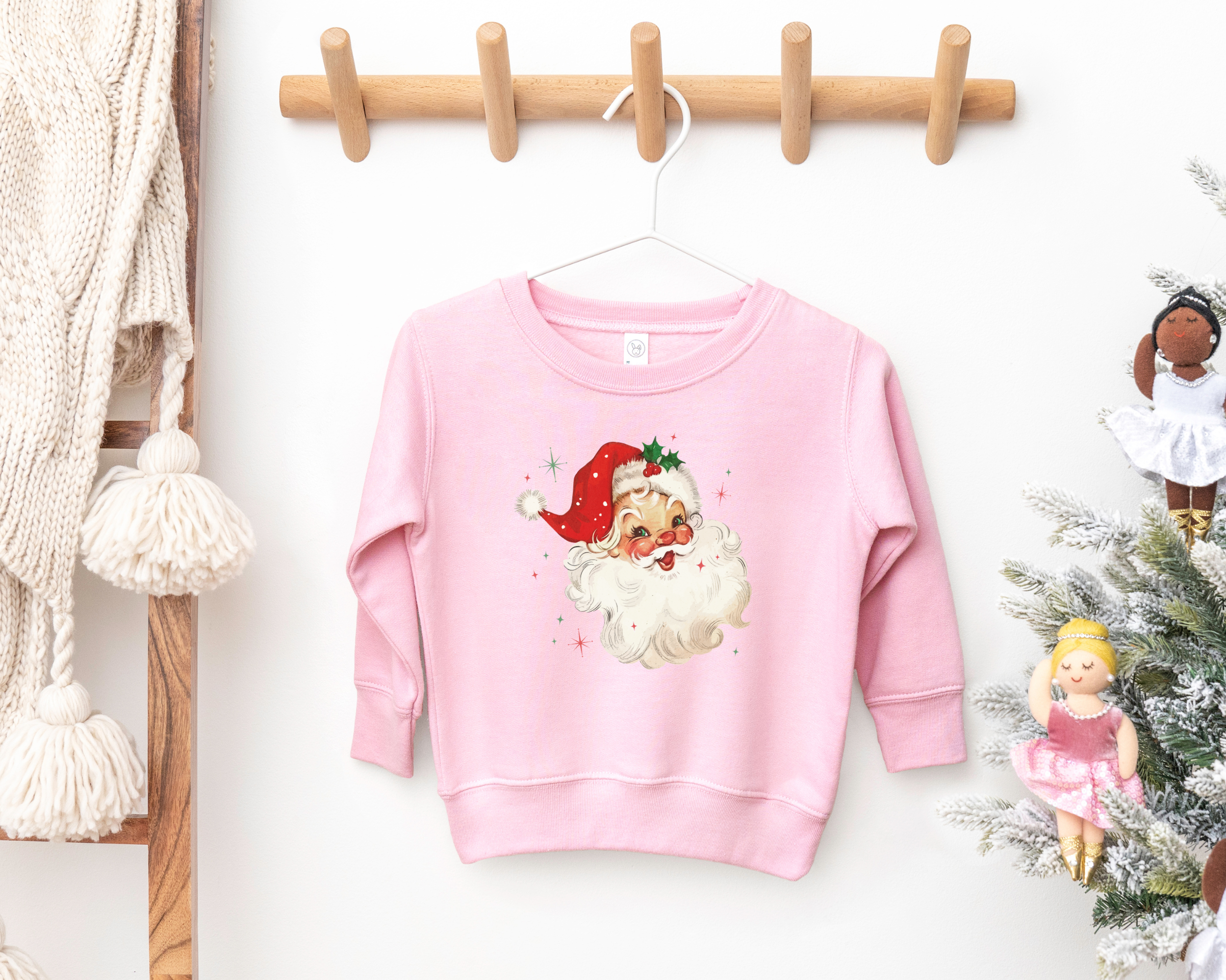 Vintage Santa Claus Sweatshirt| Kids Santa Sweatshirt